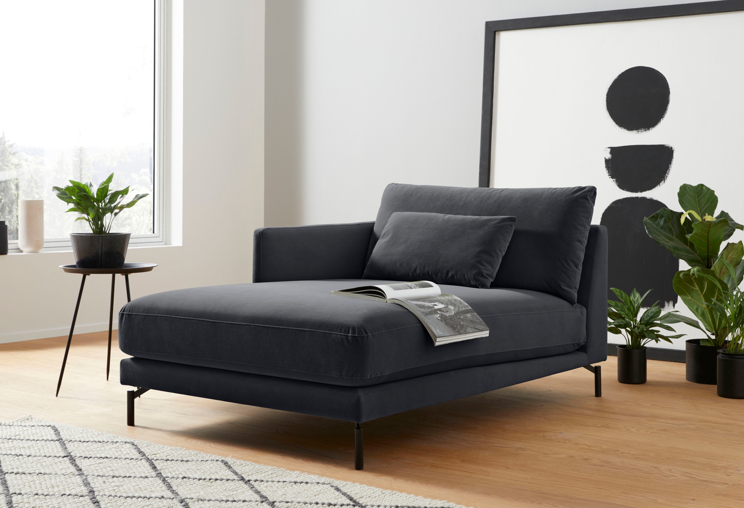 INOSIGN Chaiselongue »Tarek«, mit losen Rückenkissen kaufen