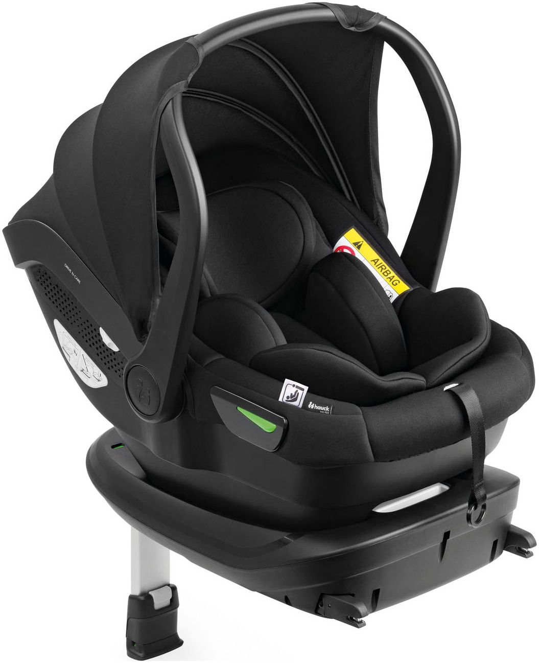 Babyschale »Drive N Care«, Klasse 0+ (bis 13 kg), (Set, 2 tlg.), inklusive Base und...