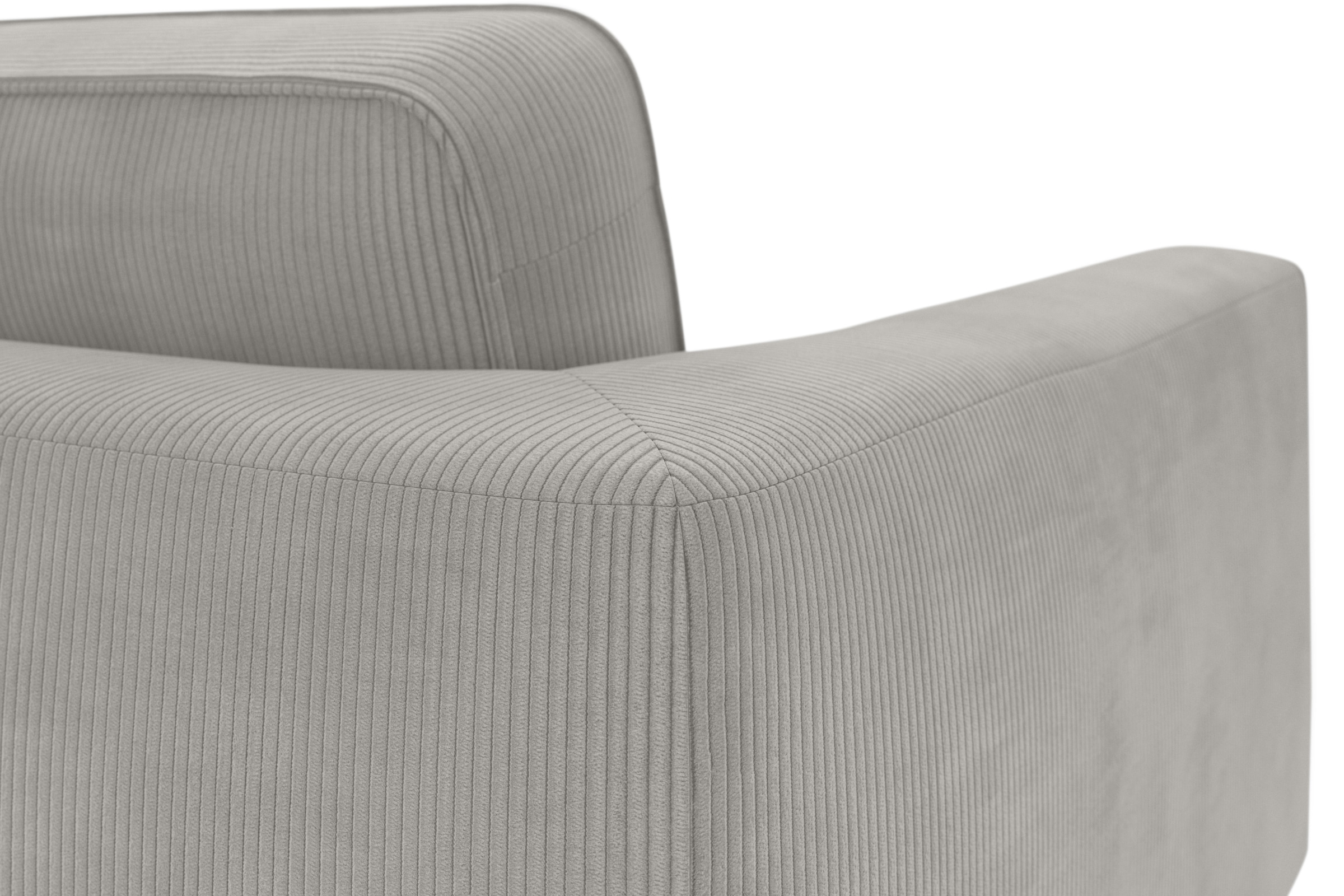TRENDMANUFAKTUR Ecksofa »Lumber Jack, elegantes Designsofa, zeitlos modern, hoher Sitzkomfort«, wahlweise mit Bettfunktion u. Bettkasten, L-Form