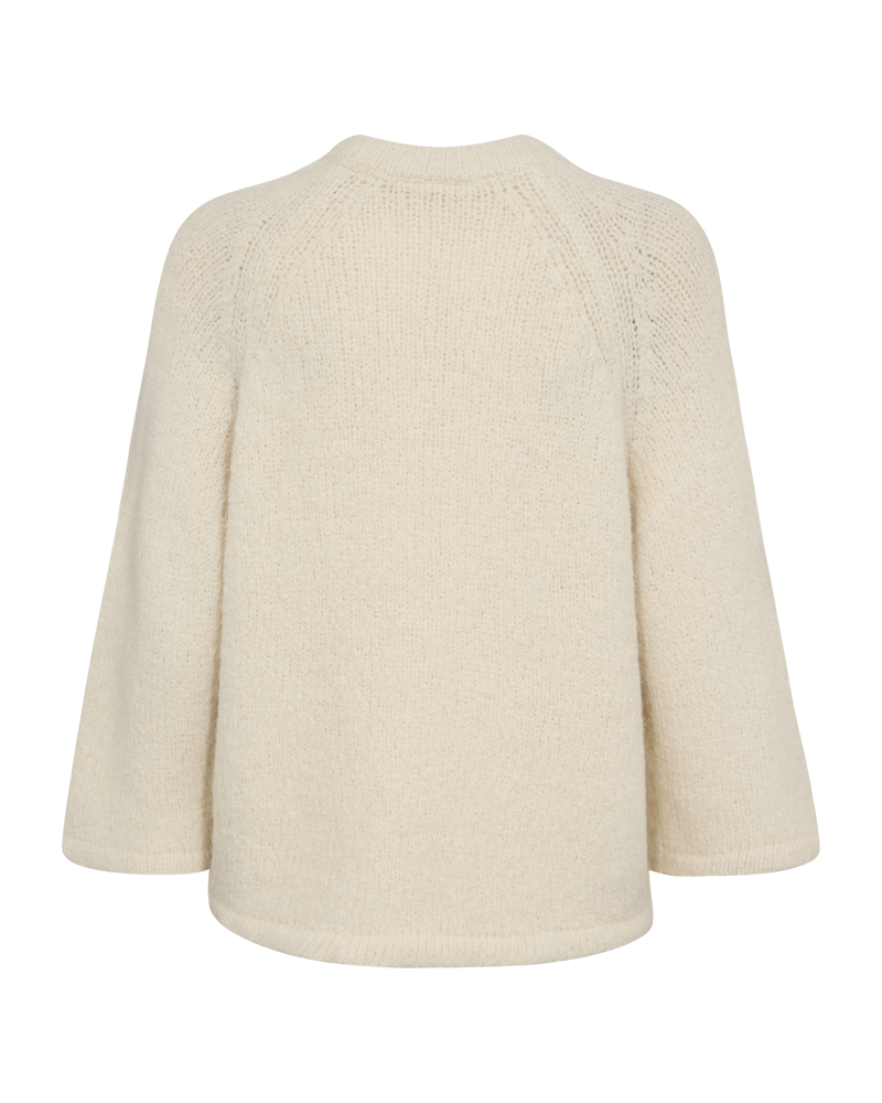 FREEQUENT Strickpullover »LULU« 3/4-Arm mit Wolle und Stretch