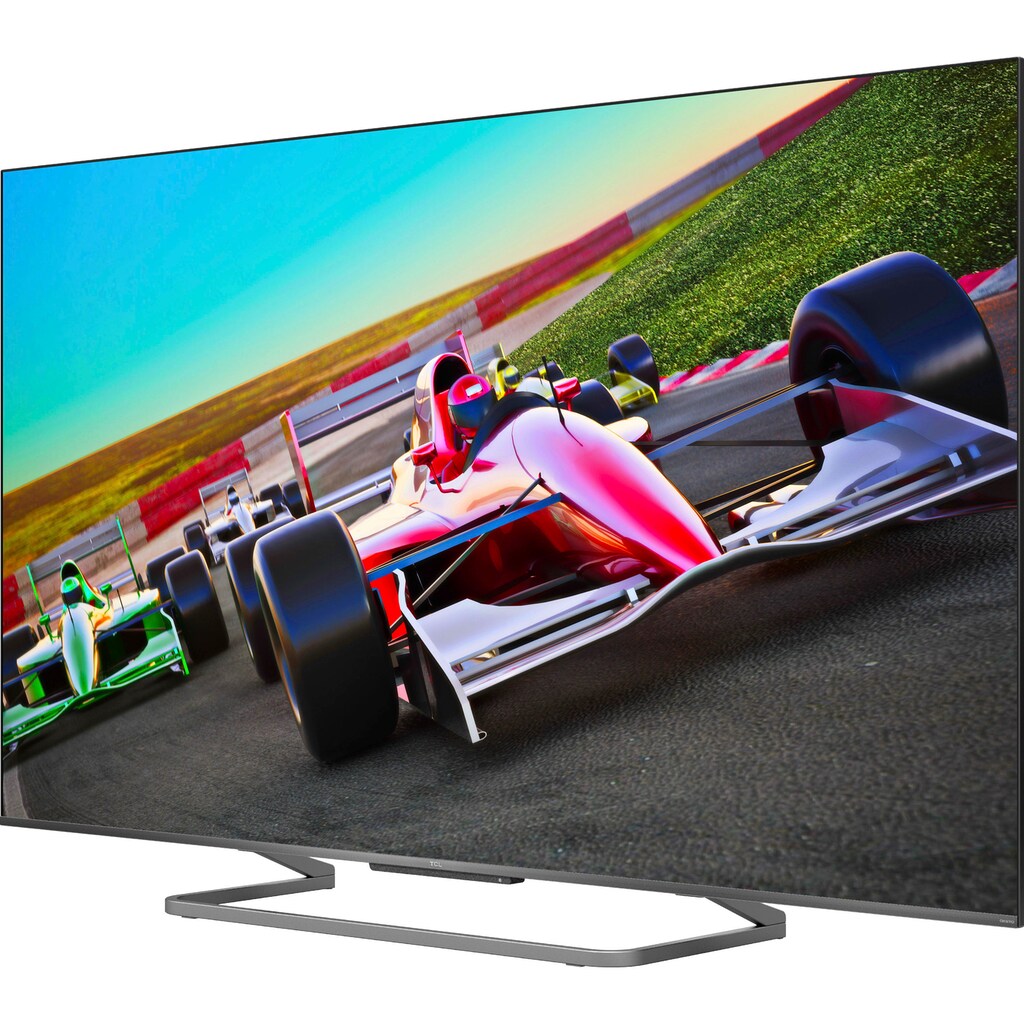 TCL QLED-Fernseher »55C728X1«, 139,7 cm/55 Zoll, 4K Ultra HD, Smart-TV-Android TV, Android 11, Onkyo-Soundsystem, Gaming TV