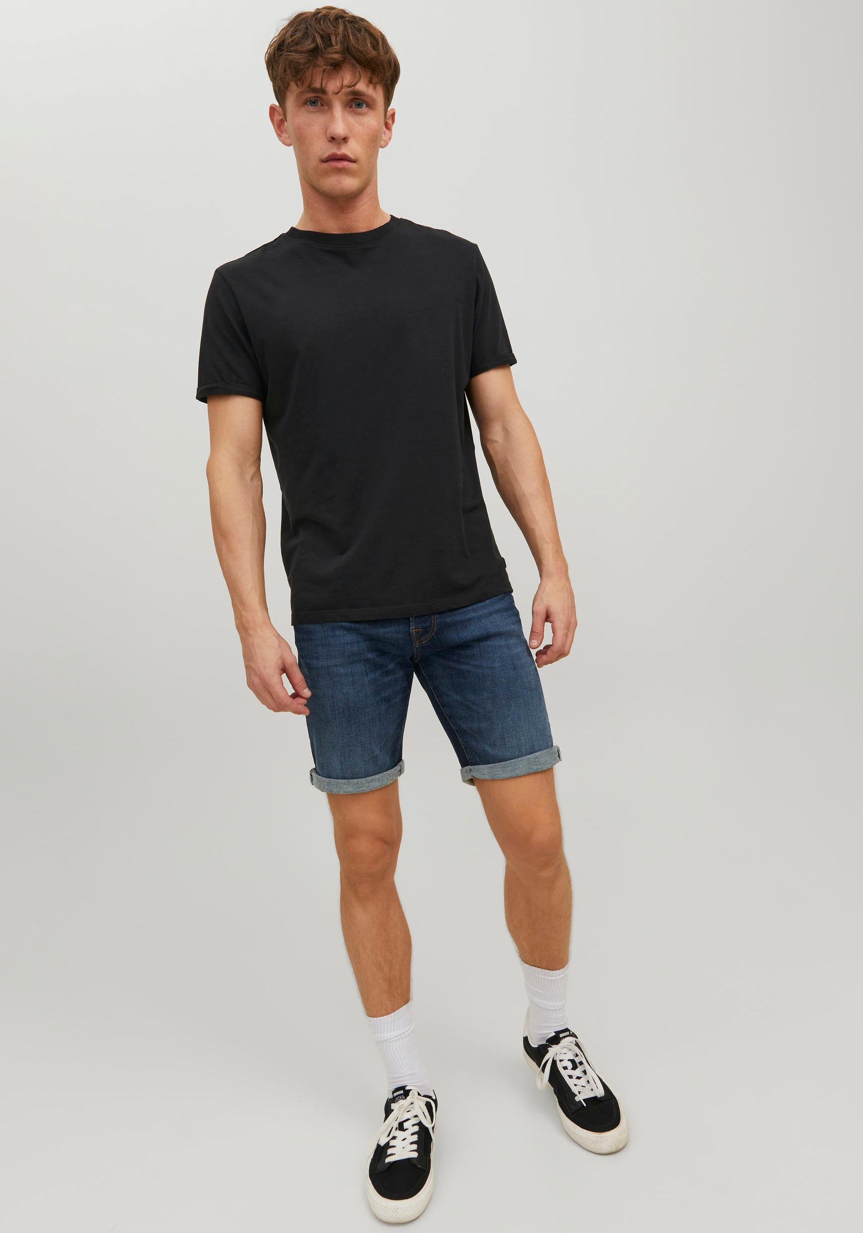 4. Bild von Jack & Jones Jeansshorts »JJIRICK JJICON SHORTS JJ 032 50SPS SN«