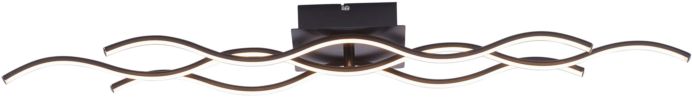 JUST LIGHT LED Deckenleuchte »WAVE«, 1 flammig, Leuchtmittel LED-Board   LE günstig online kaufen