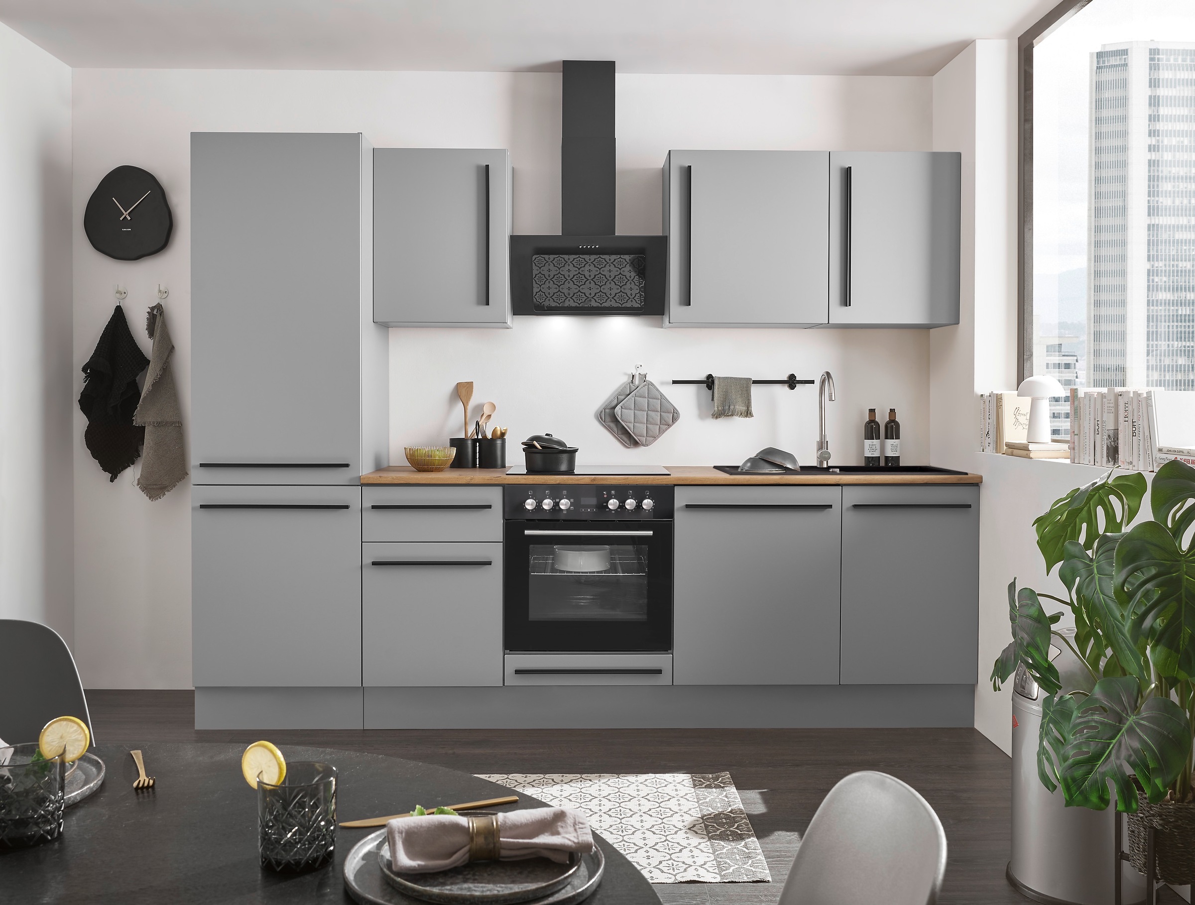 BASIC by Balculina Winkelküche »Denver, Küche BxHxT 280 x 211 x 60«, Breite günstig online kaufen