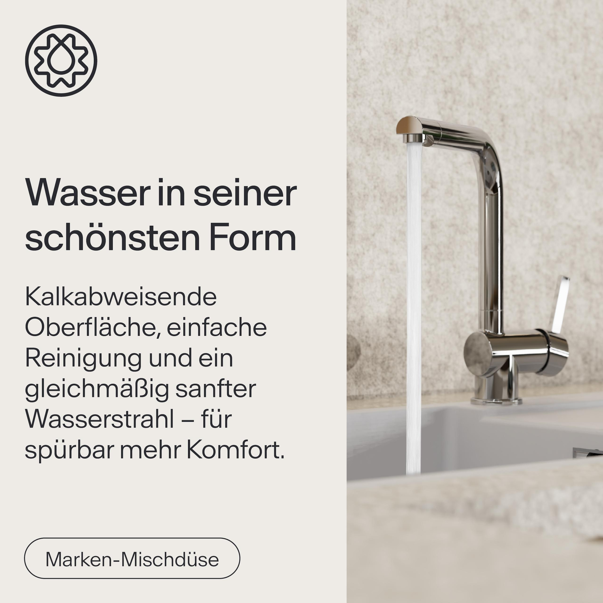 WASSERWERK Spültischarmatur »WK 4, Wasserhahn, Küche, Einhebelmischer«