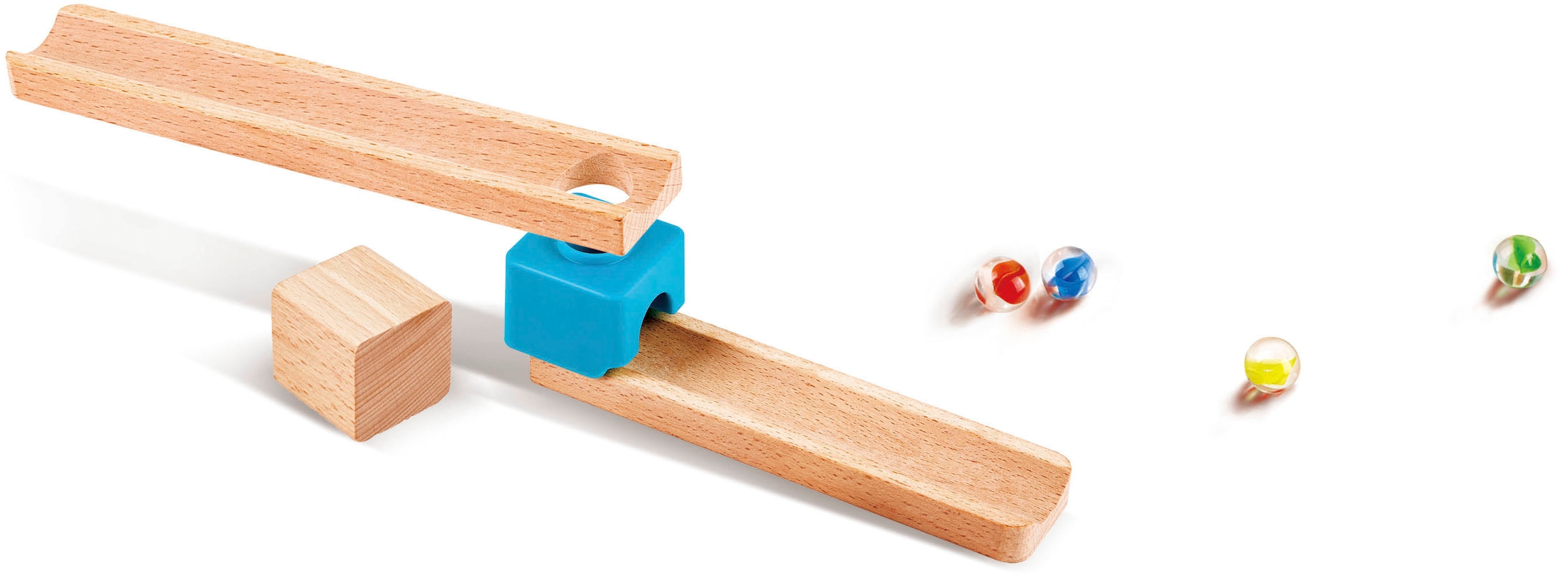 Hape Kugelbahn »Rasante Murmelbahn mit Domino«