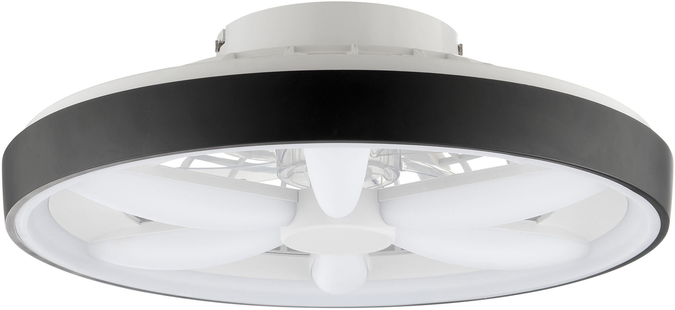 Brilliant LED Deckenleuchte »Gaiano«, 1 flammig, Ø 48cm mit Ventilator, 6400 lm, dimmbar, RGB, 2700-6500 K