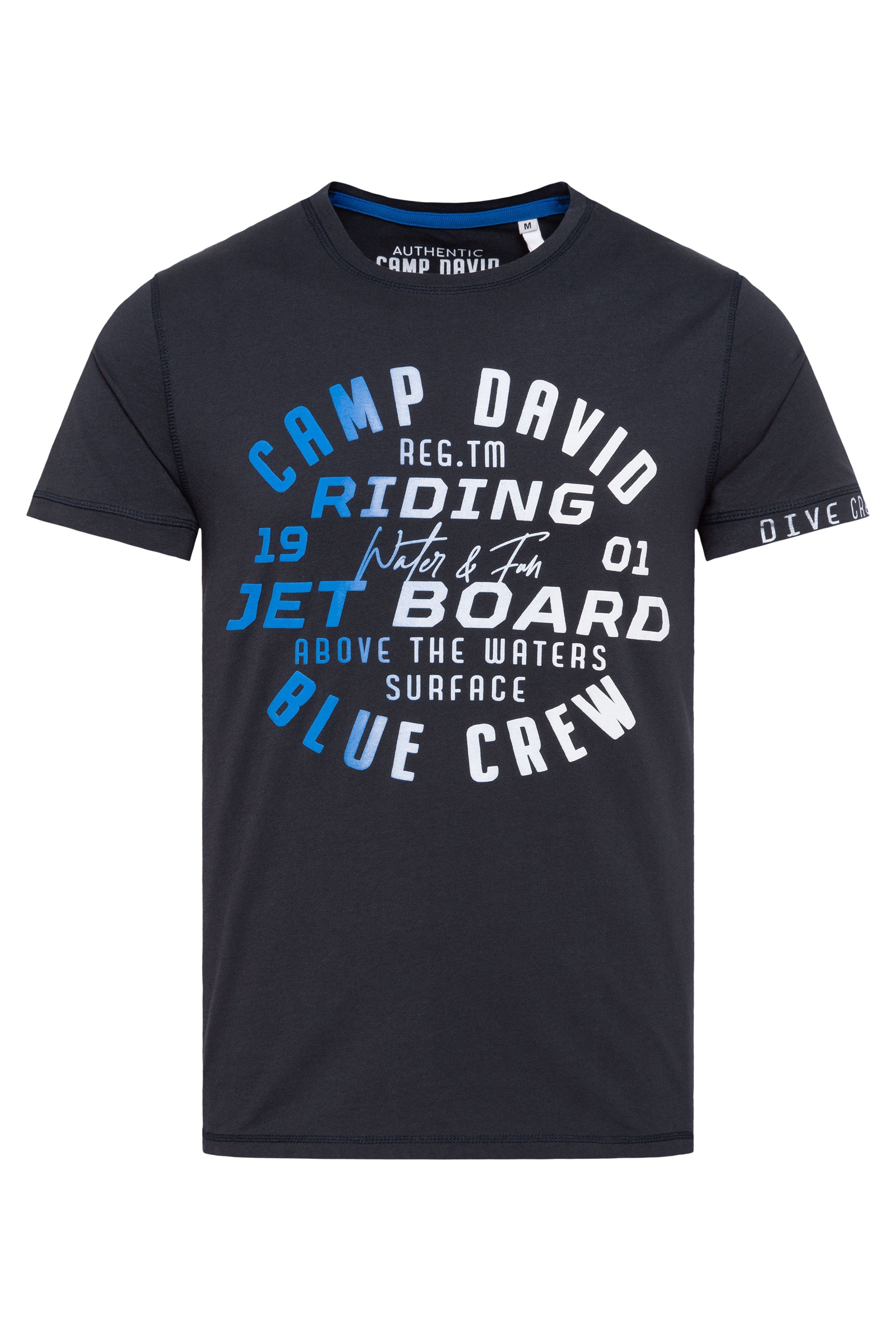 CAMP DAVID T-Shirt, mit Logo Print