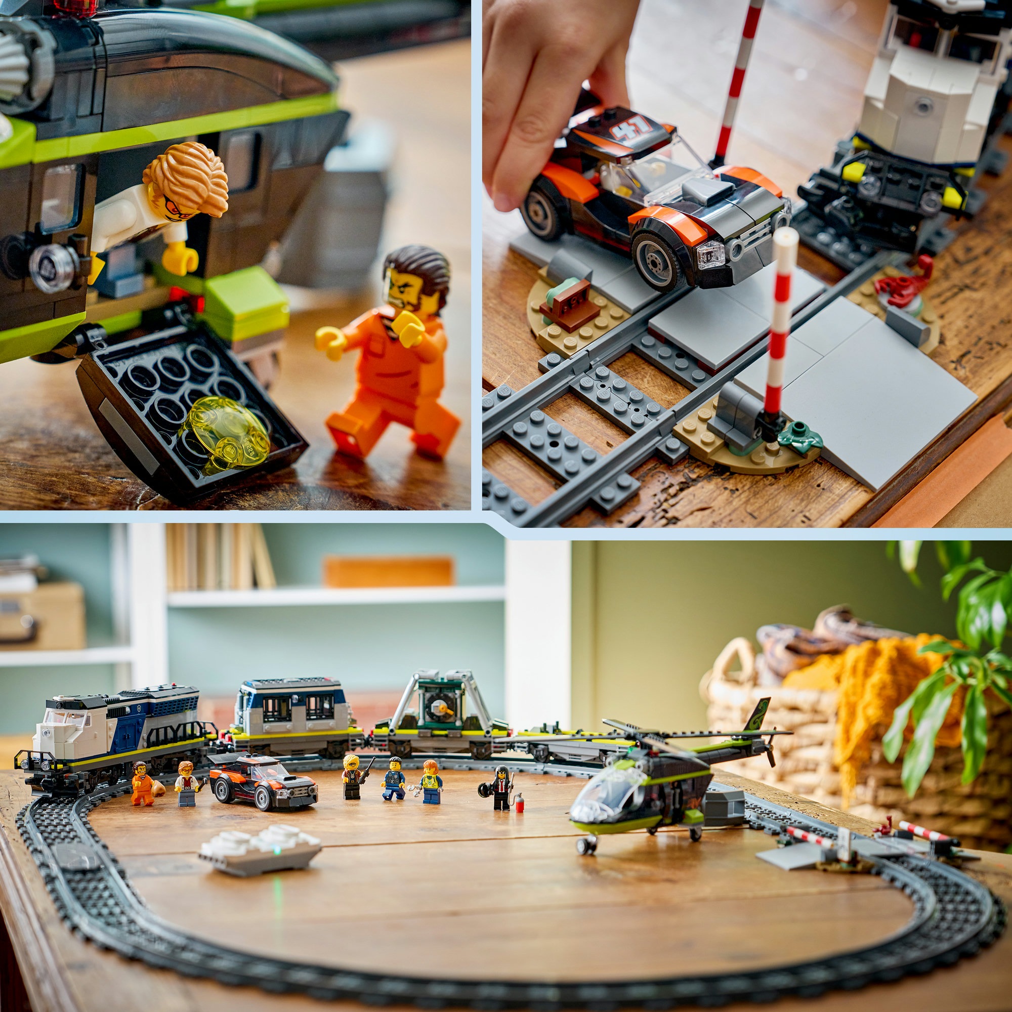 LEGO® Konstruktionsspielsteine »Überfall auf den Polizeizug (60508), LEGO City«