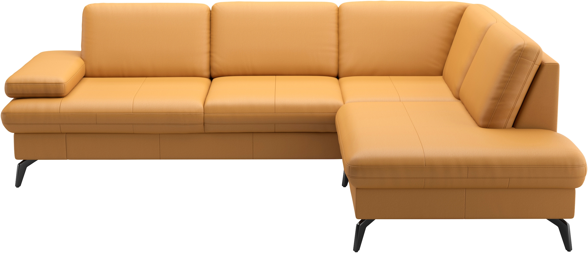 sit&more Ecksofa »Morris L-Form, inkl. Sitztiefenverstellung«, wahlweise mit Armteilverstellung, Bettfunktion & Bettkasten