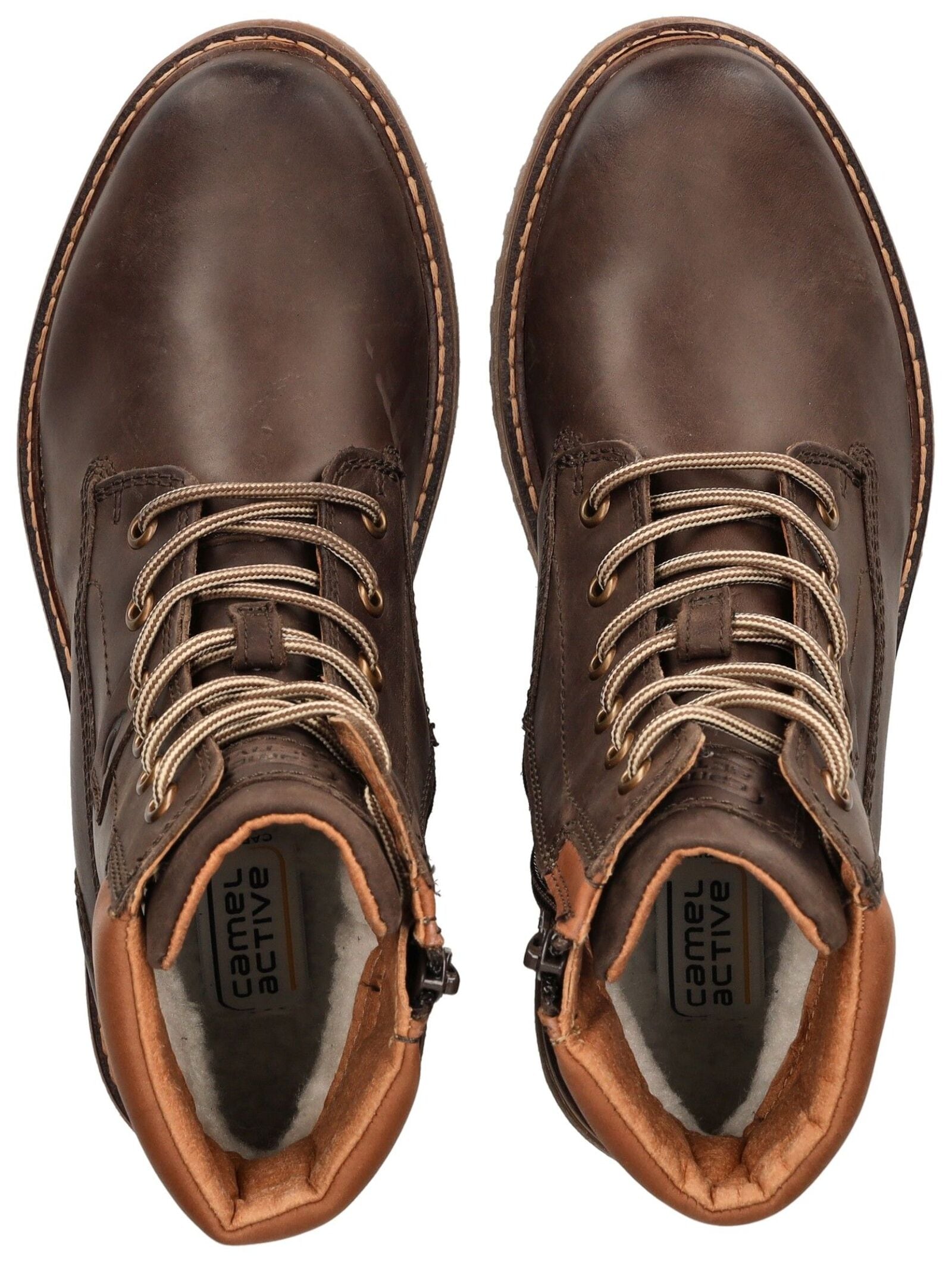 camel active Schnürstiefelette »camel active Stiefelette Leder«