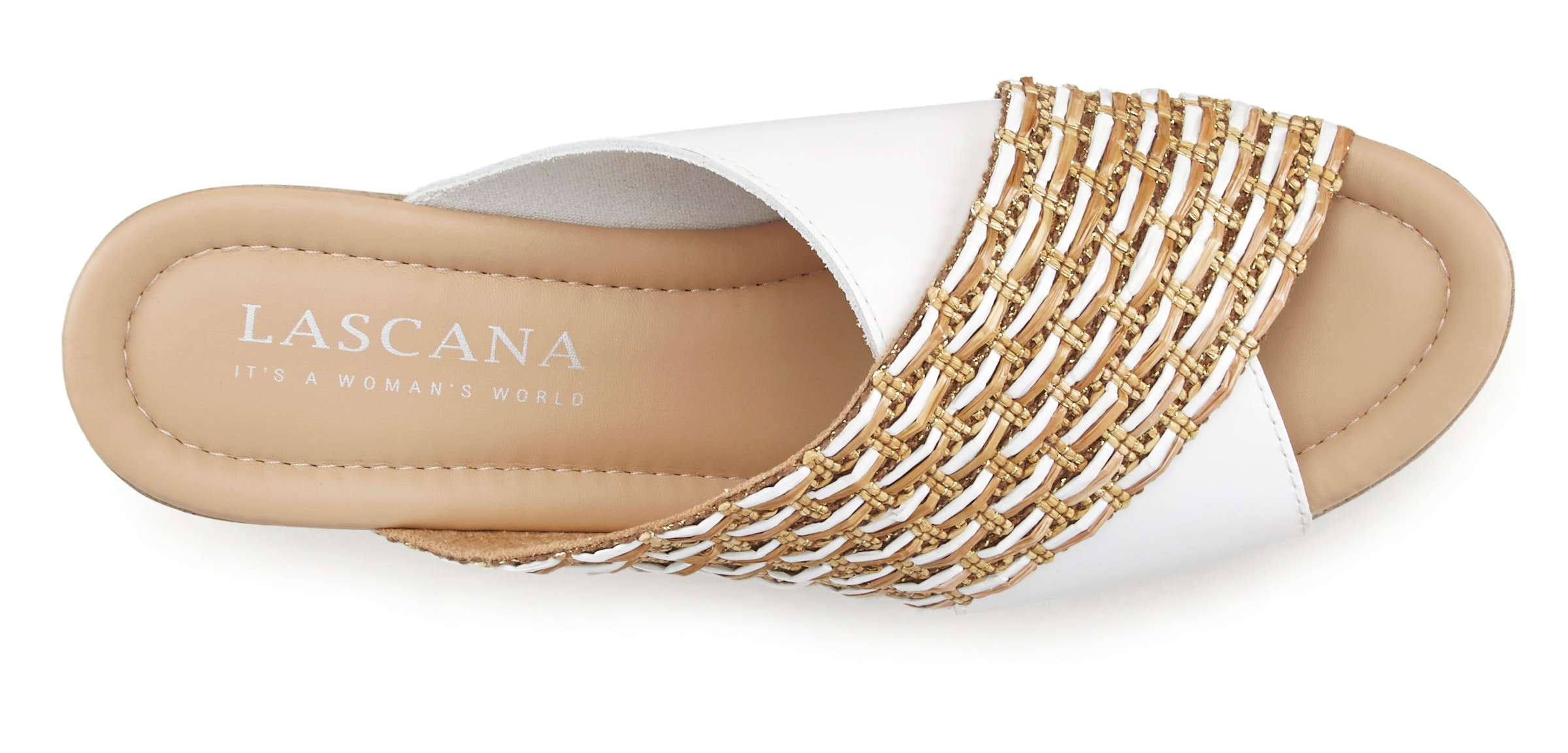 LASCANA Pantolette, Mule, Sandale, offener Schuh mit Blockabsatz