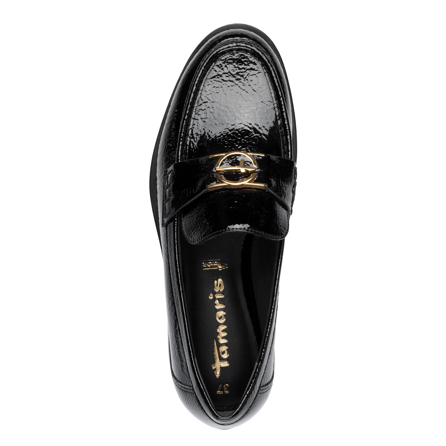 Tamaris Slipper, Blockabsatz, Loafer, Businessschuh in veganer Verarbeitung