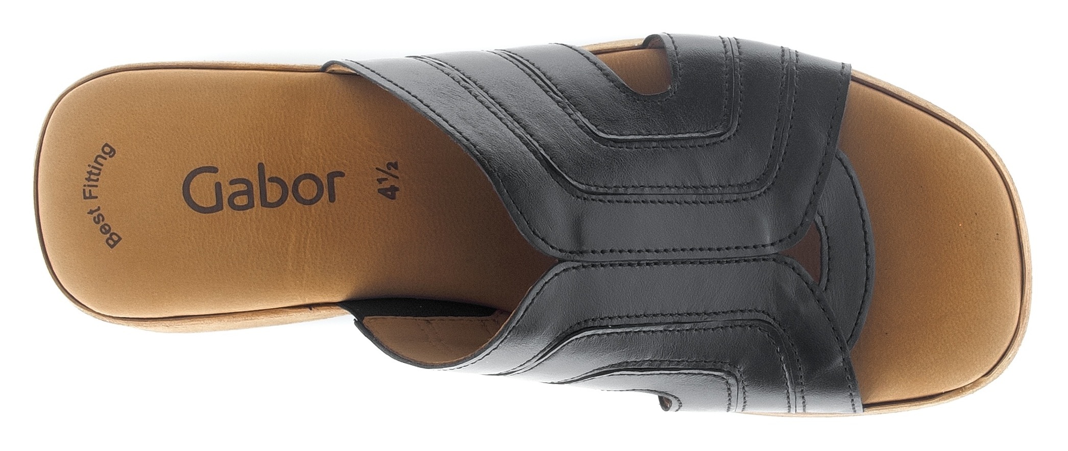 Gabor Pantolette  , Keilabsatz, Sommerschuh, Best Fitting für eine komfortable Passform