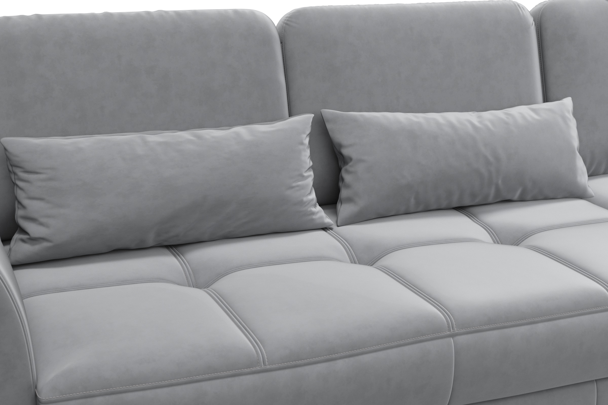 sit&more Ecksofa »Bendigo L-Form«, inklusive Sitztiefenverstellung, Bodenfreiheit 12 cm, in 2 Fußfarben