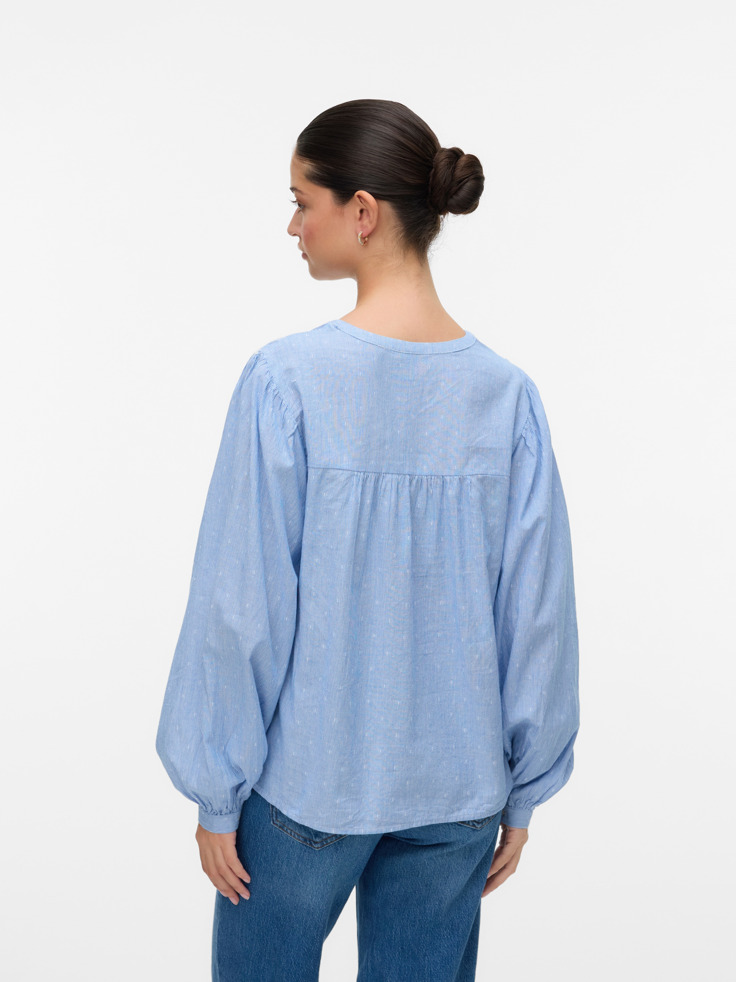 Vero Moda Blusenshirt »VMNIKA LS TOP WVN GA NOOS«