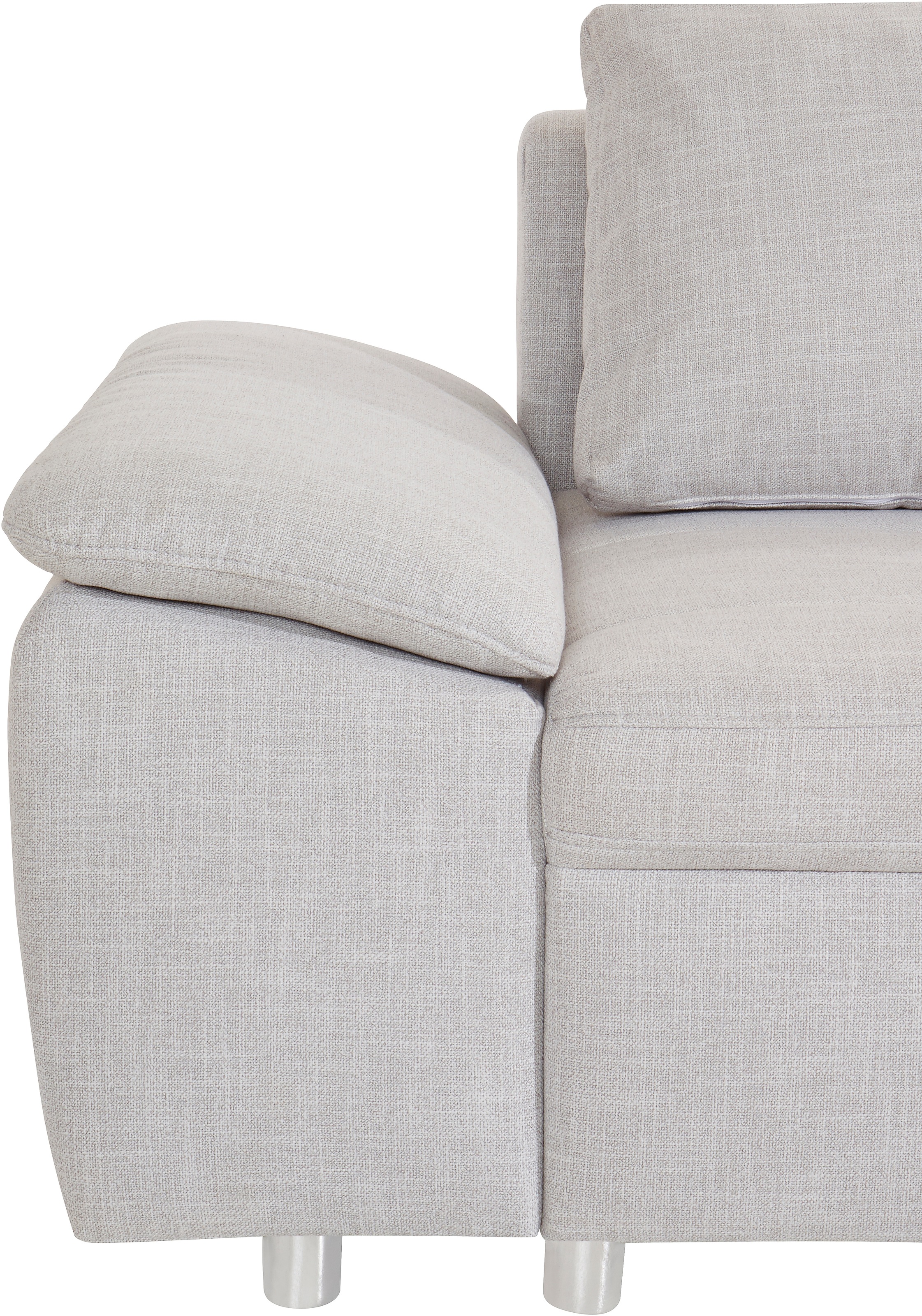 sit&more Ecksofa Labene, wahlweise mit Bettfunktion und Bettkasten, inkl. Rückenkissen