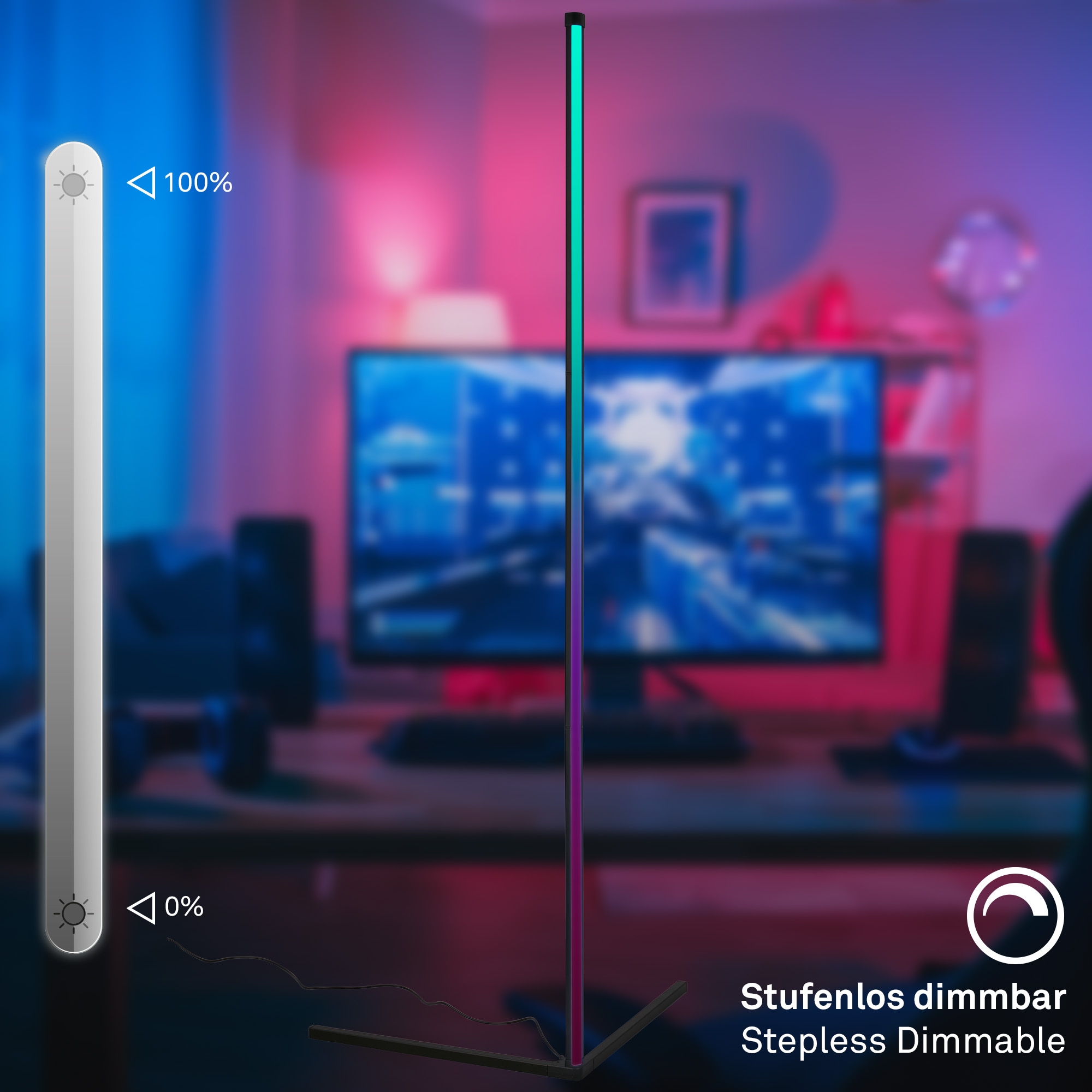 Briloner Leuchten LED Deko-Stehlampe »REMSA«