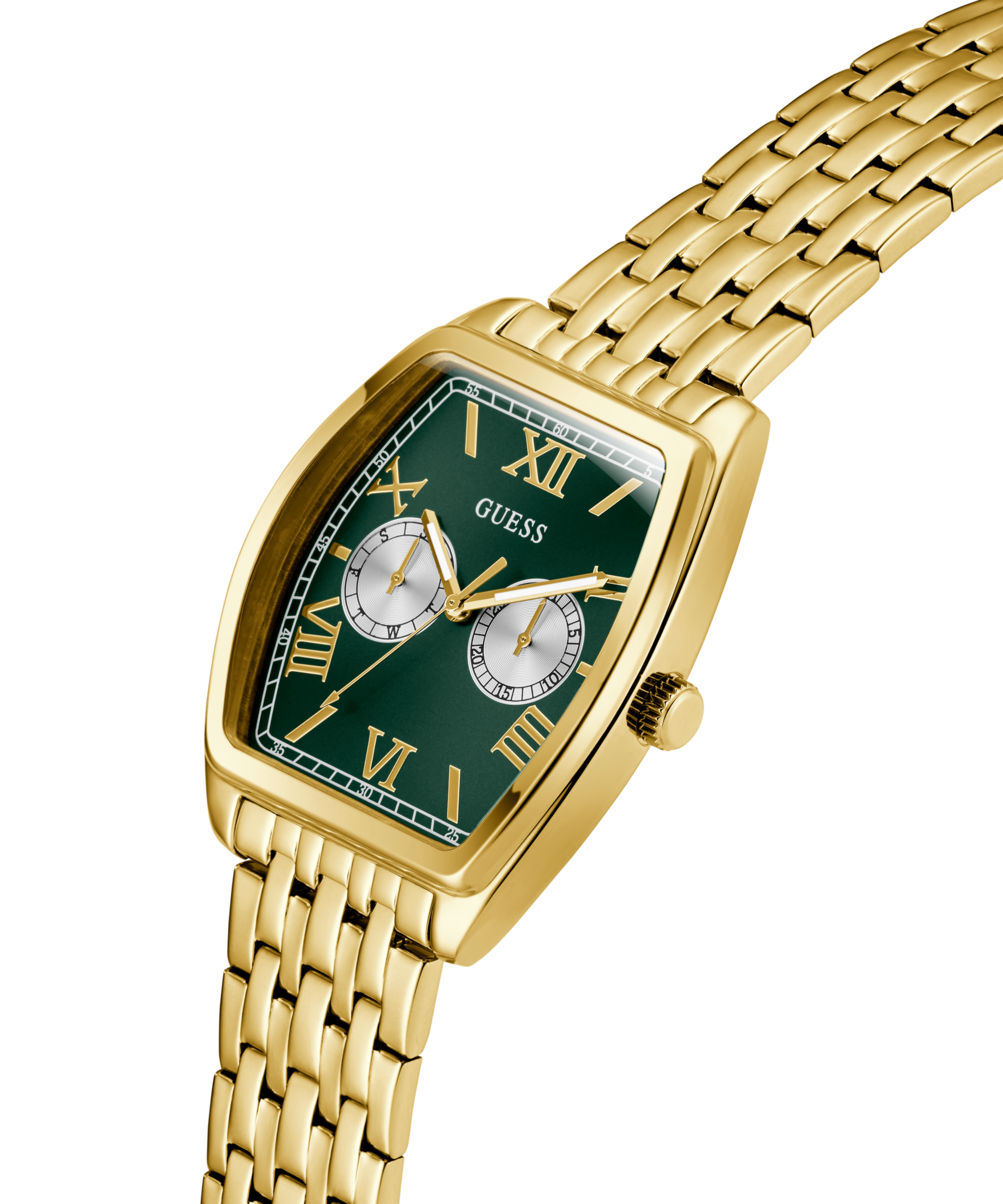 Guess Multifunktionsuhr »GABRIEL« Quarzuhr, Armbanduhr, Herrenuhr, Edelstahlarmband, Datum