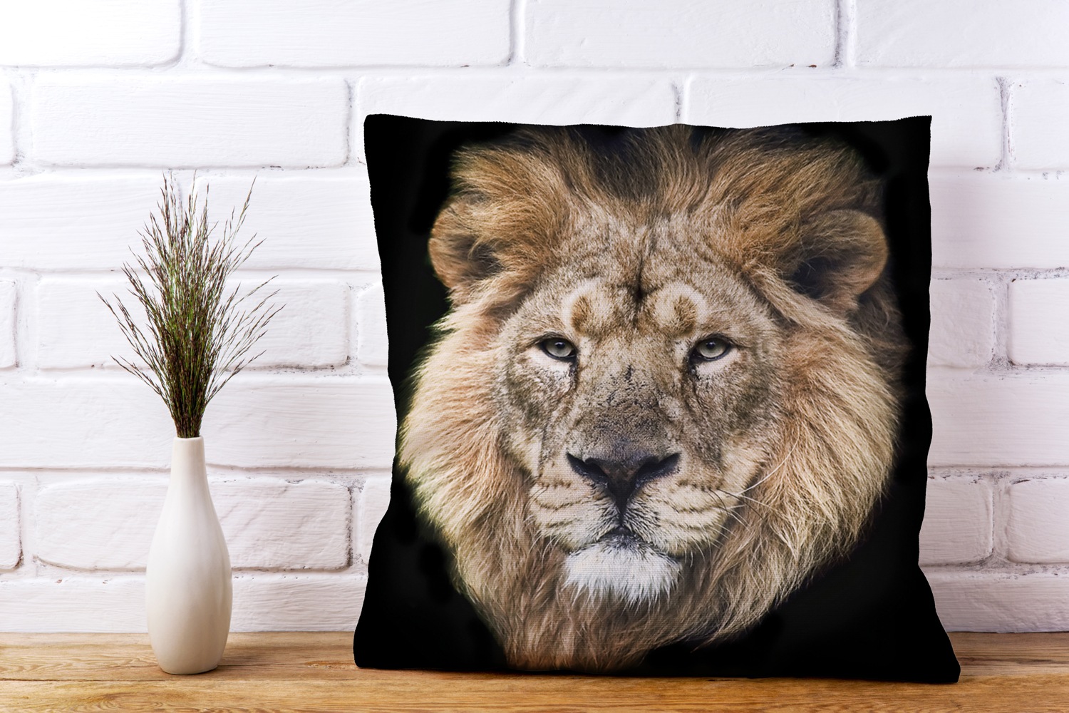 queence Dekokissen »Frank«, Kissenhülle,Löwe,Tiermotiv,Wildtier,Majestätisc günstig online kaufen