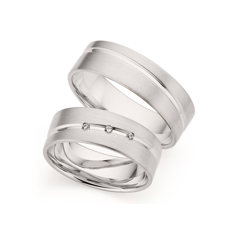 PHÖNIX Trauring »Schmuck Geschenk Silber 925 Trauring Ehering LIEBE versch. Varianten« Made in Germany - wahlweise mit oder ohne Brillanten...