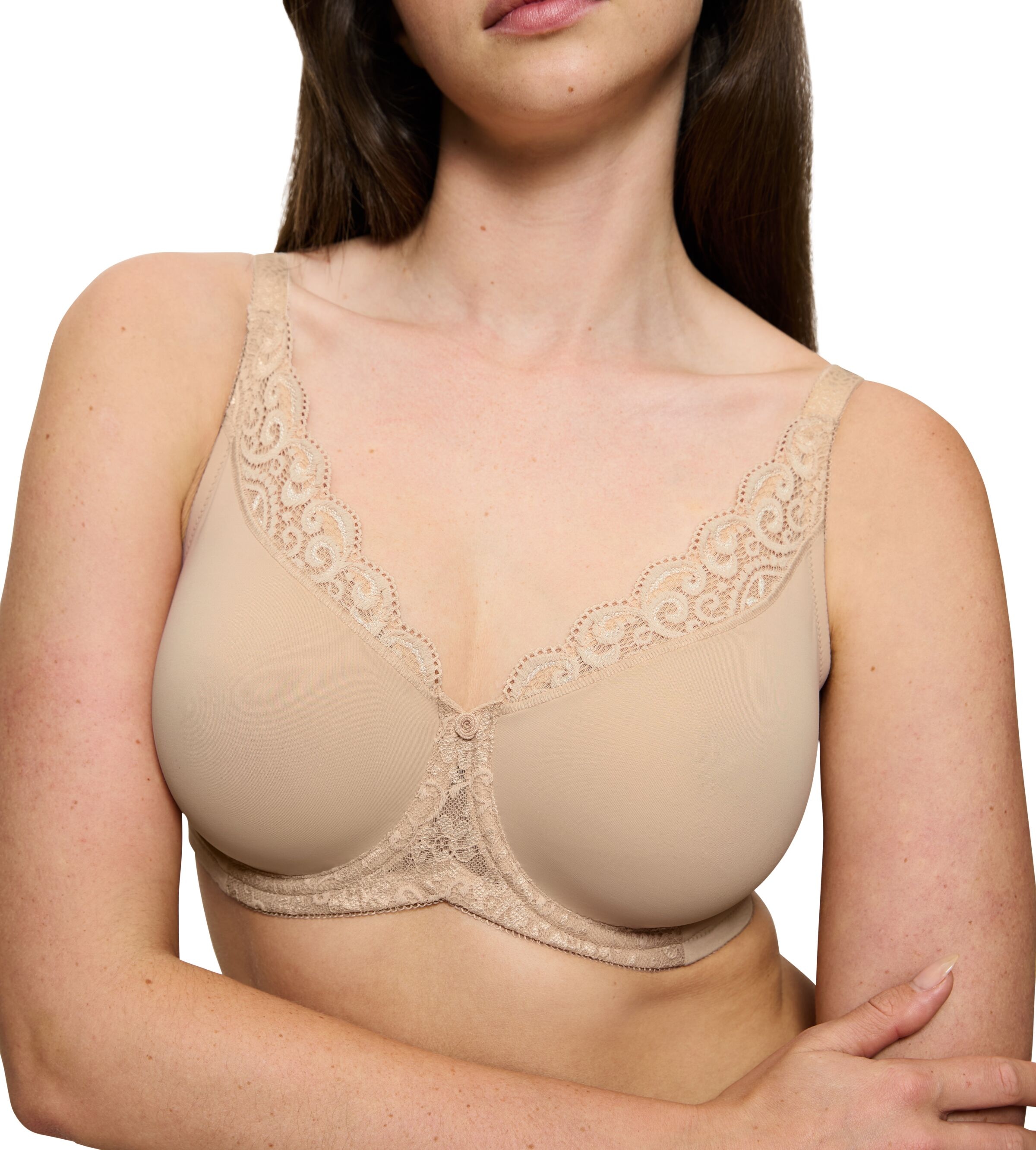 Triumph Minimizer-BH »Amourette W01«, verkleinert die Brust optisch, Spitzenakzente