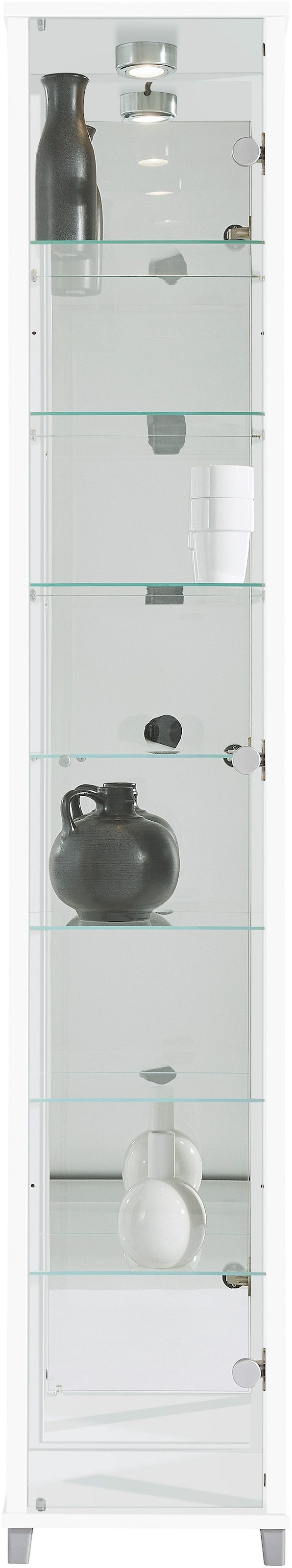 fif möbel Vitrine »OPTIMA«, Standvitrine/Glasvitrine 1x Glastür,perfekt für Sammler,Sammlervitrine