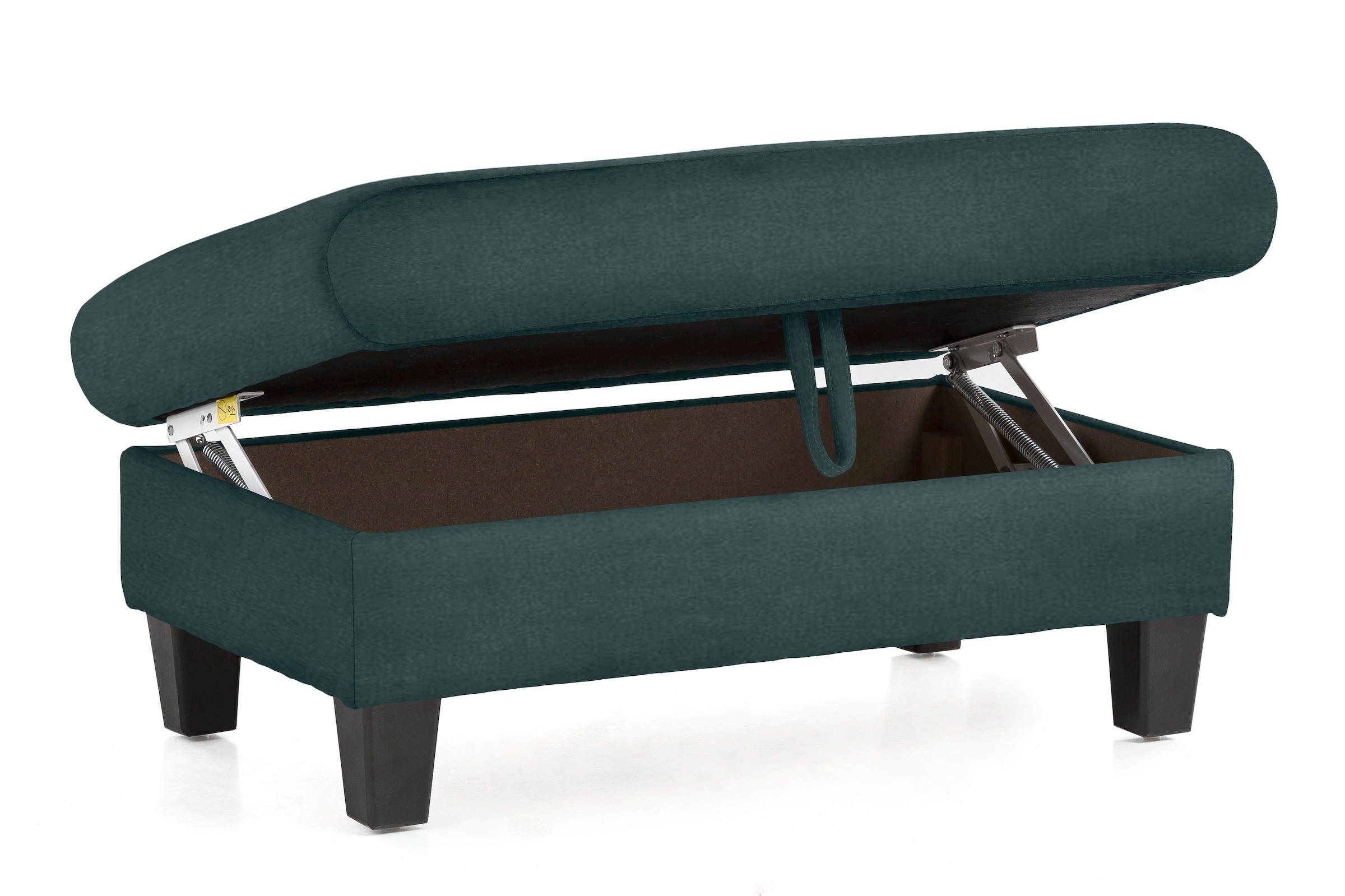 COTTA Polstergarnitur »Morven L-Form«, (Set), Set bestehend aus: Ecksofa mit Kopfteilverstellung & Hocker