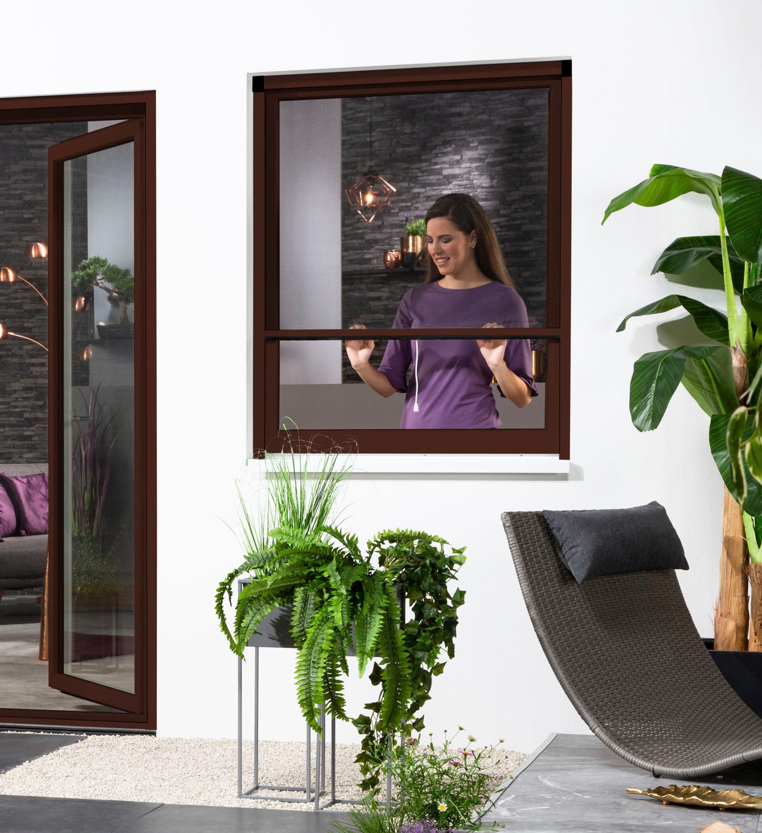 hecht international Insektenschutzrollo »SMART«, transparent, Insektenschut günstig online kaufen