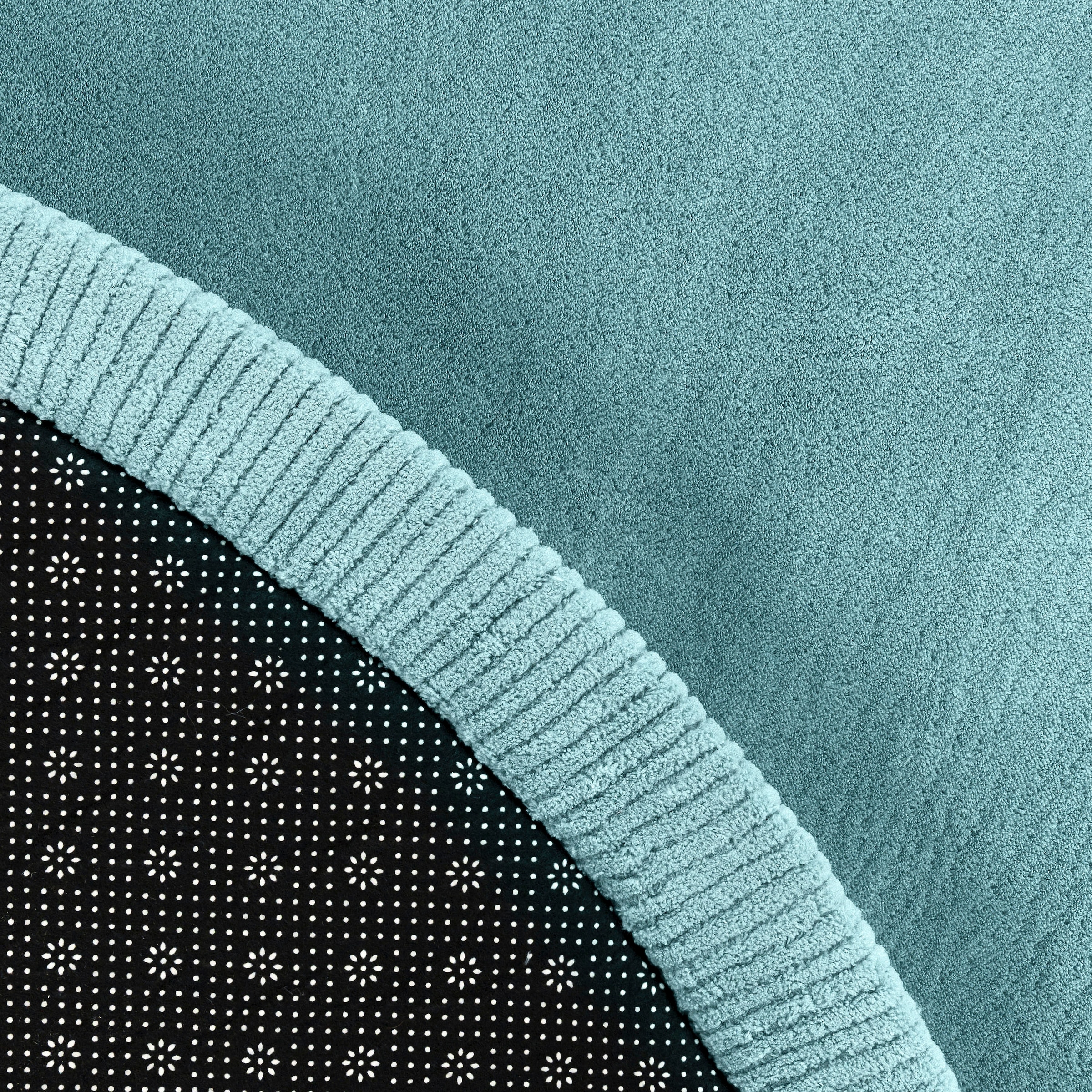 Paco Home Teppich »Tatami 475«, rund, 24 mm Höhe, Kurzflor, Uni Farben, mit Memory Foam, waschbar