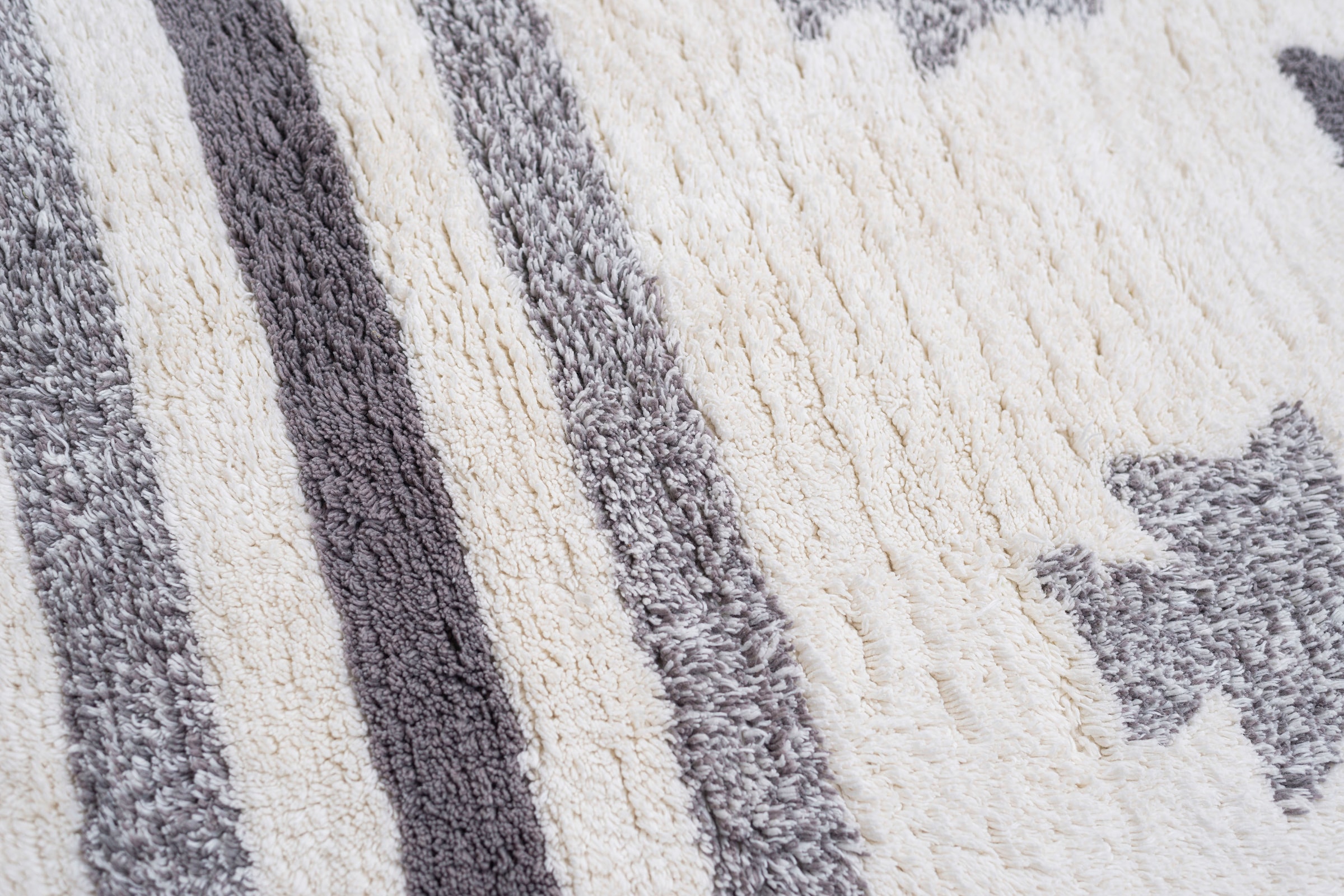 TOM TAILOR HOME Badematte »Ethno Bath«, fußbodenheizungsgeeignet, Badteppich, Berber Look, mit Fransen, reine Baumwolle