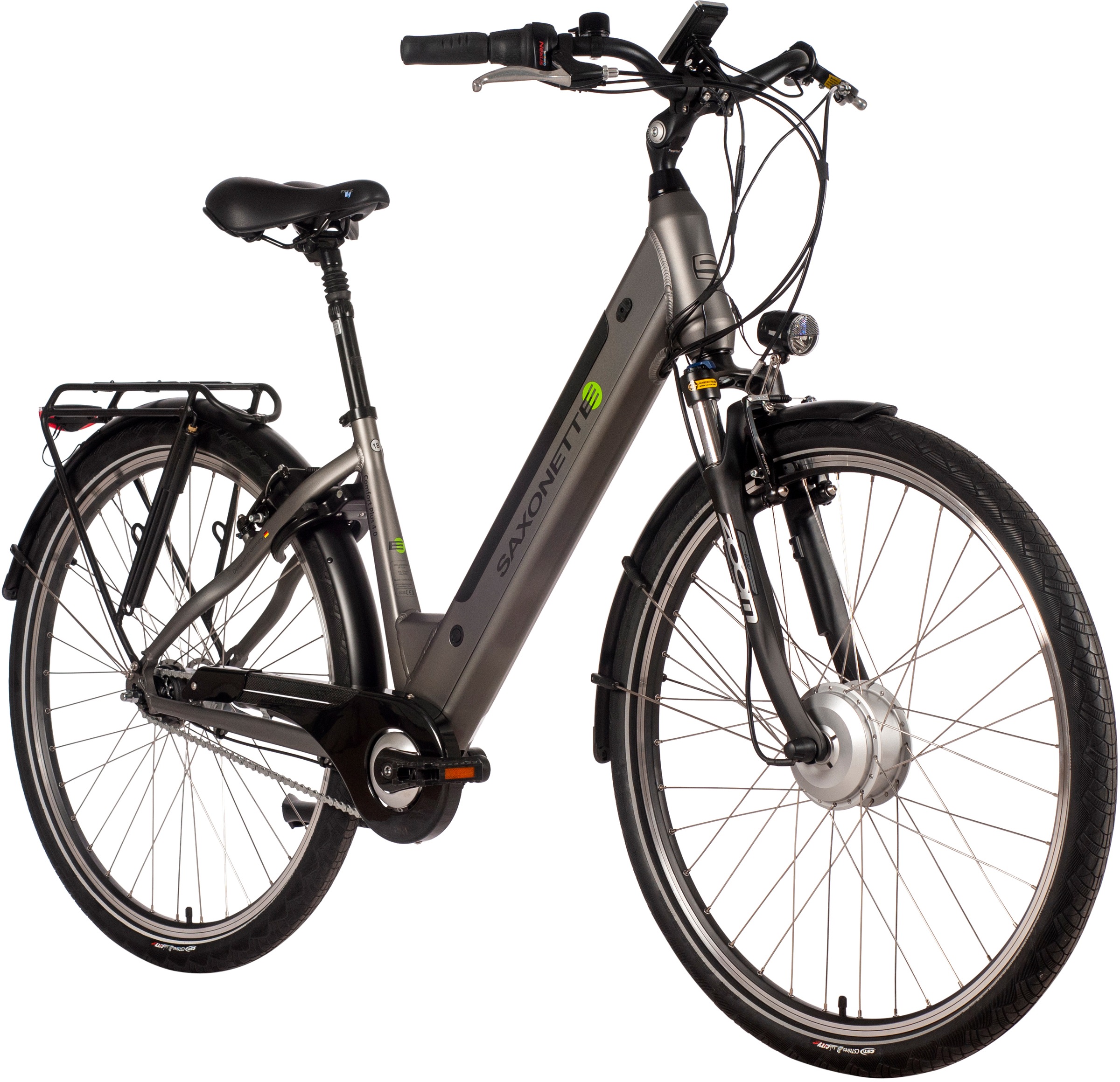 SAXONETTE E-Bike »Comfort Plus 4.0«, 7 Gang, Shimano, Frontmotor 250 W, Pedelec, Elektrofahrrad für Damen u. Herren