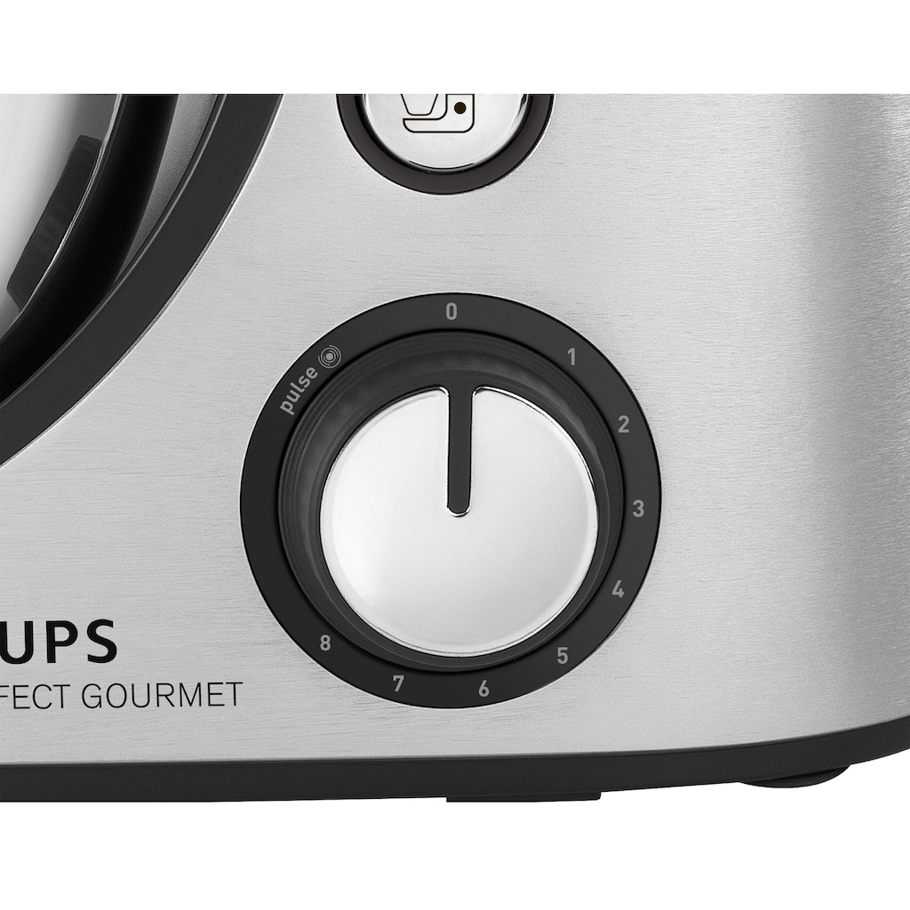 Krups Küchenmaschine »KA631D Master Perfect Gourmet«, 1100 W, 4,6 l Schüssel, mit umfangreichen Zubehörpaket, 8 Geschwindigkeiten+Pulse