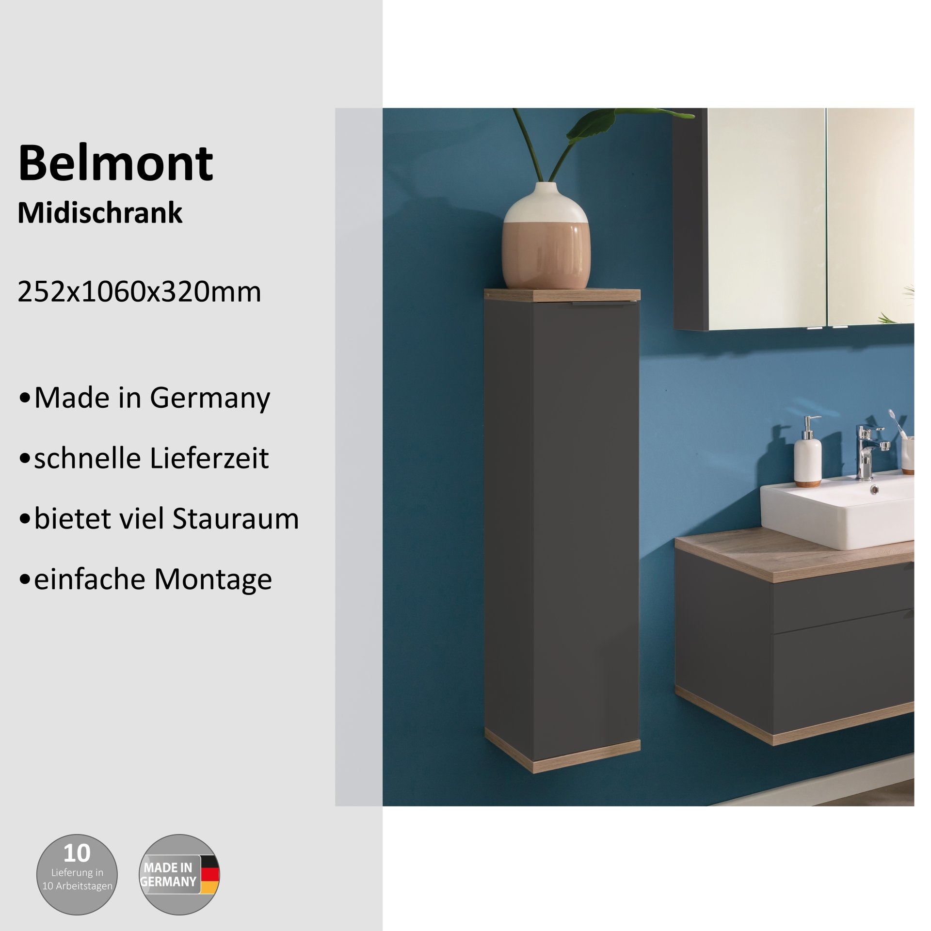 welltime Midischrank »Belmont«
