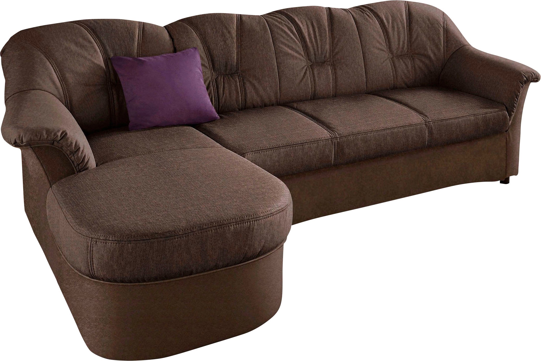 DOMO collection Ecksofa »Flores Schlafsofa, B/T/H: 233/142/86 cm, L-Form«, günstig online kaufen