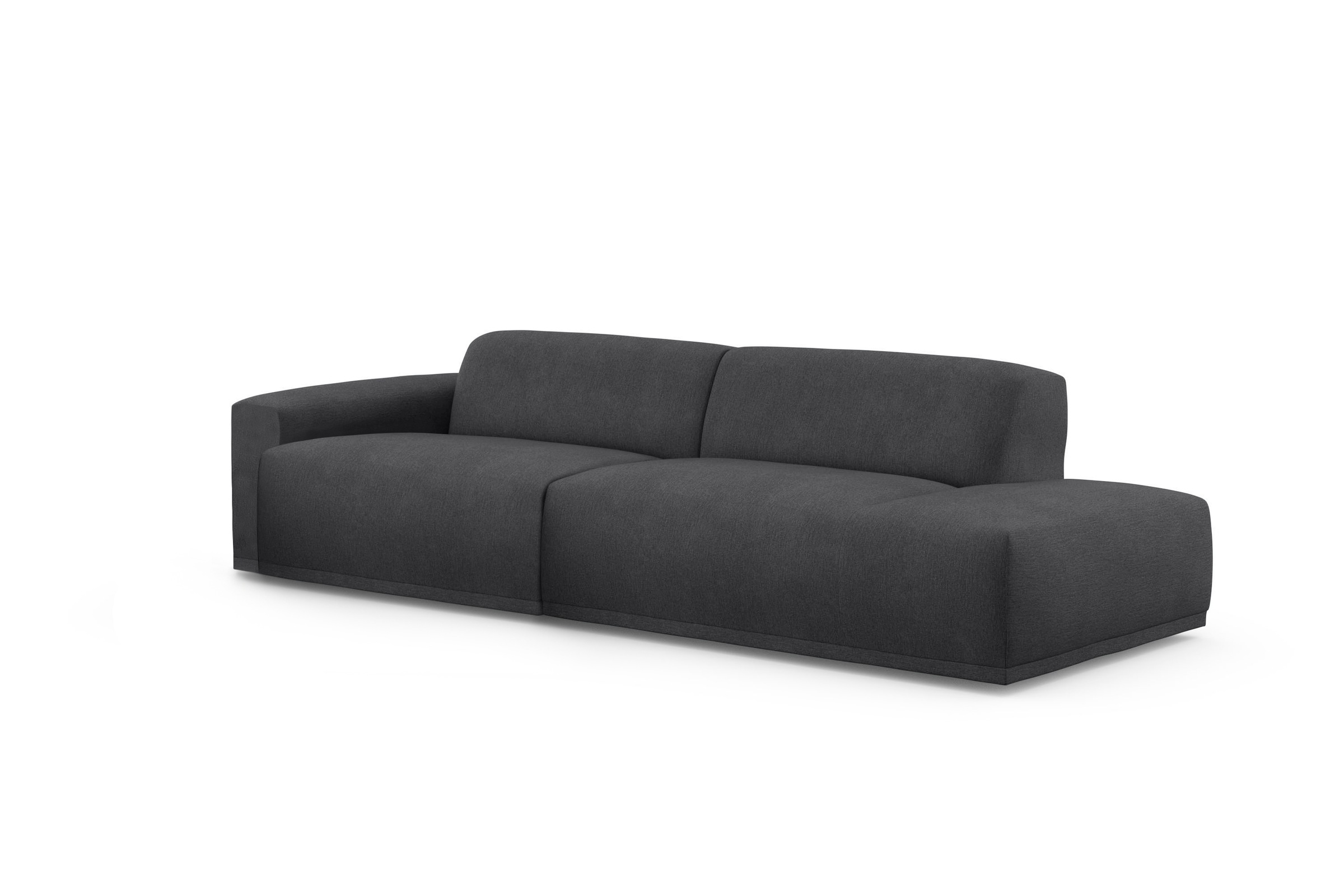 TRENDMANUFAKTUR Big-Sofa »Braga, mit hochwertigem Kaltschaum, Megasofa, in Cord erhältlich«, modernes Big-Sofa, Couch mit hohem Sitzkomfort, 277/72/107 cm (B/H/T)