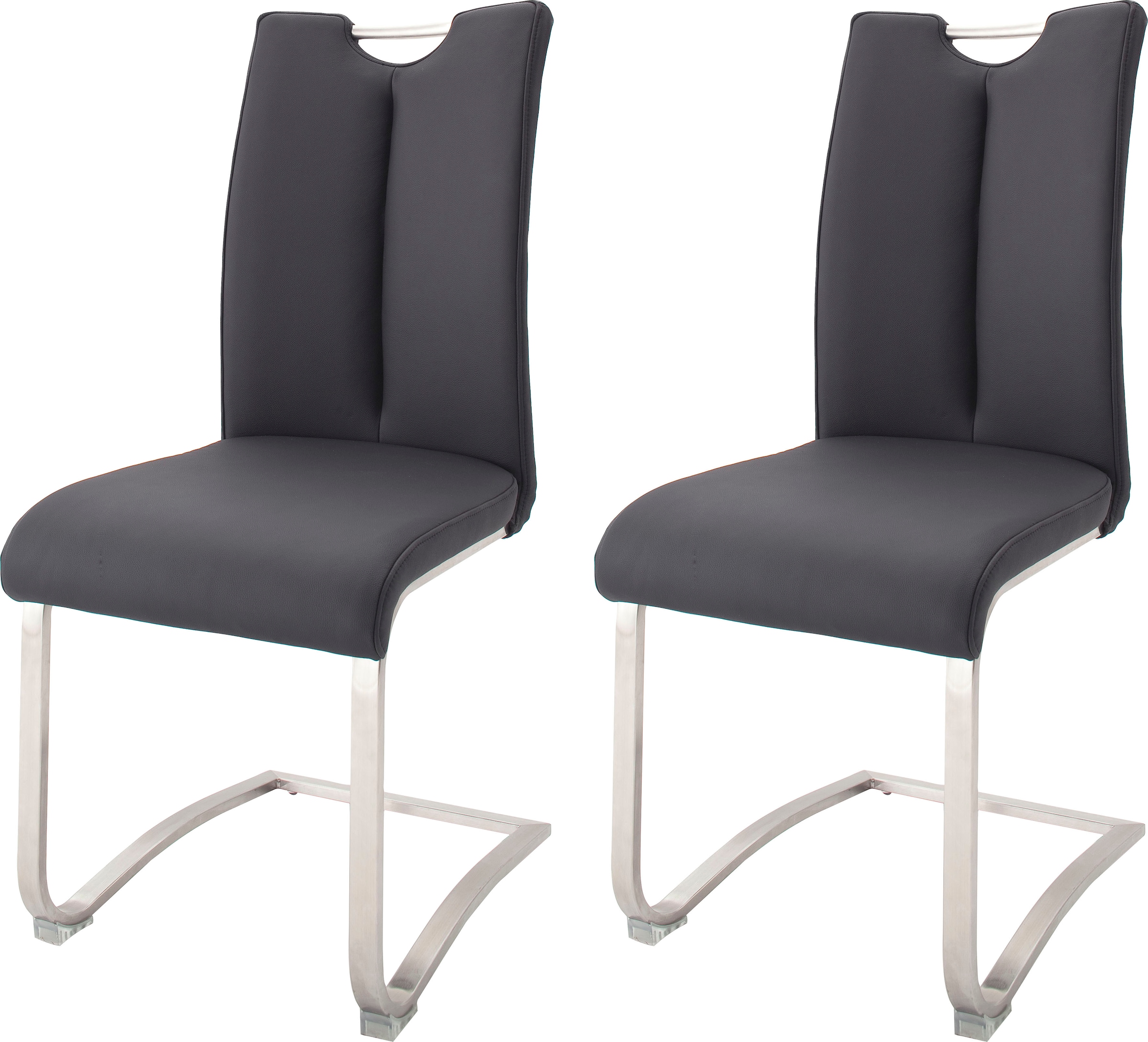 MCA furniture Freischwinger »Artos«, (Set), 2 St., Leder, Stuhl mit Echtled günstig online kaufen