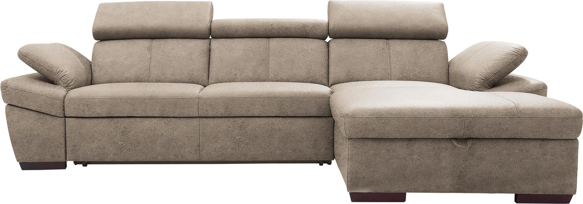 exxpo - sofa fashion Ecksofa »Salerno, Funktionssofa, Breite 280cm, hoher S günstig online kaufen