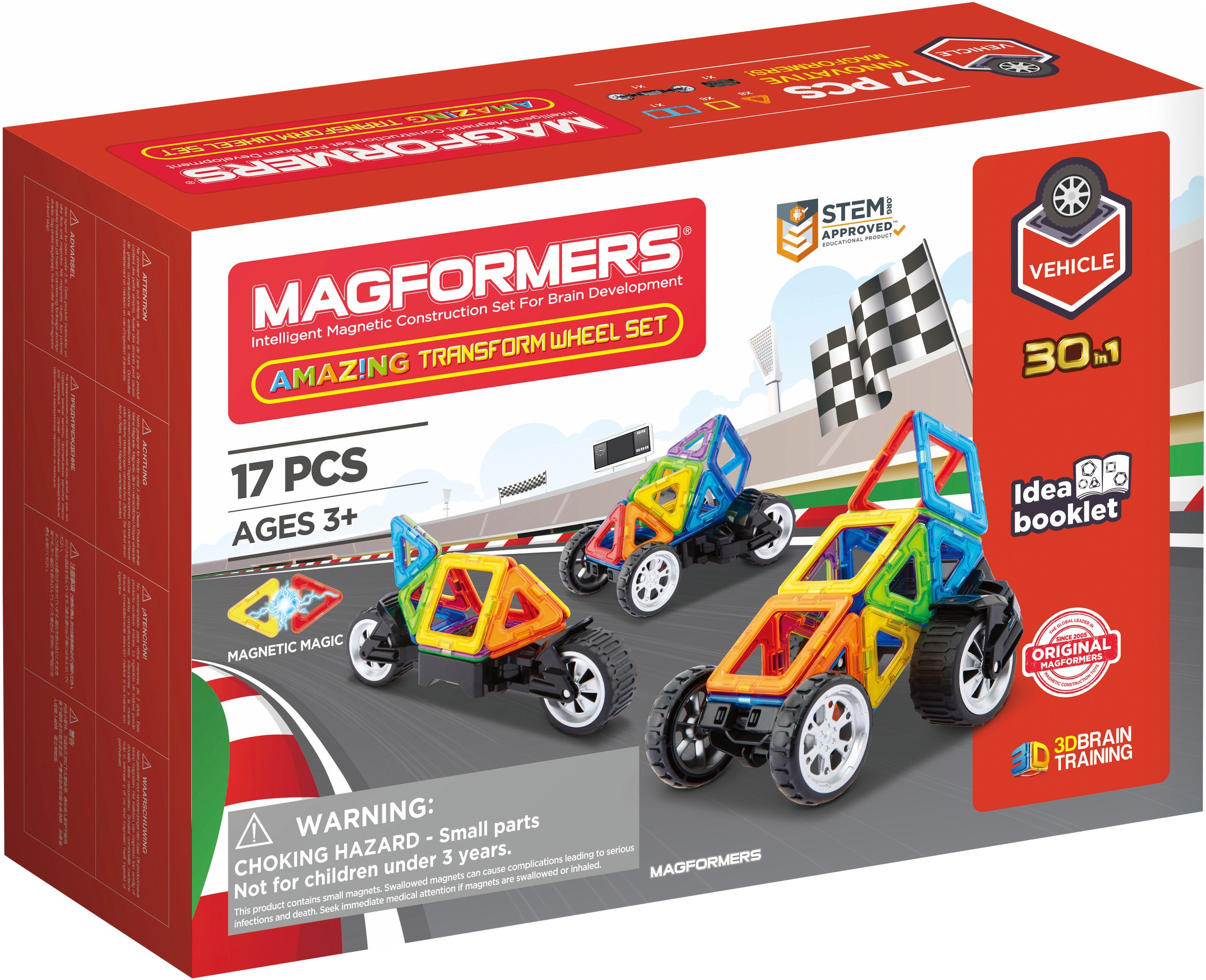 MAGFORMERS Magnetspielbausteine »Vehicle Transform Wheel« bunt