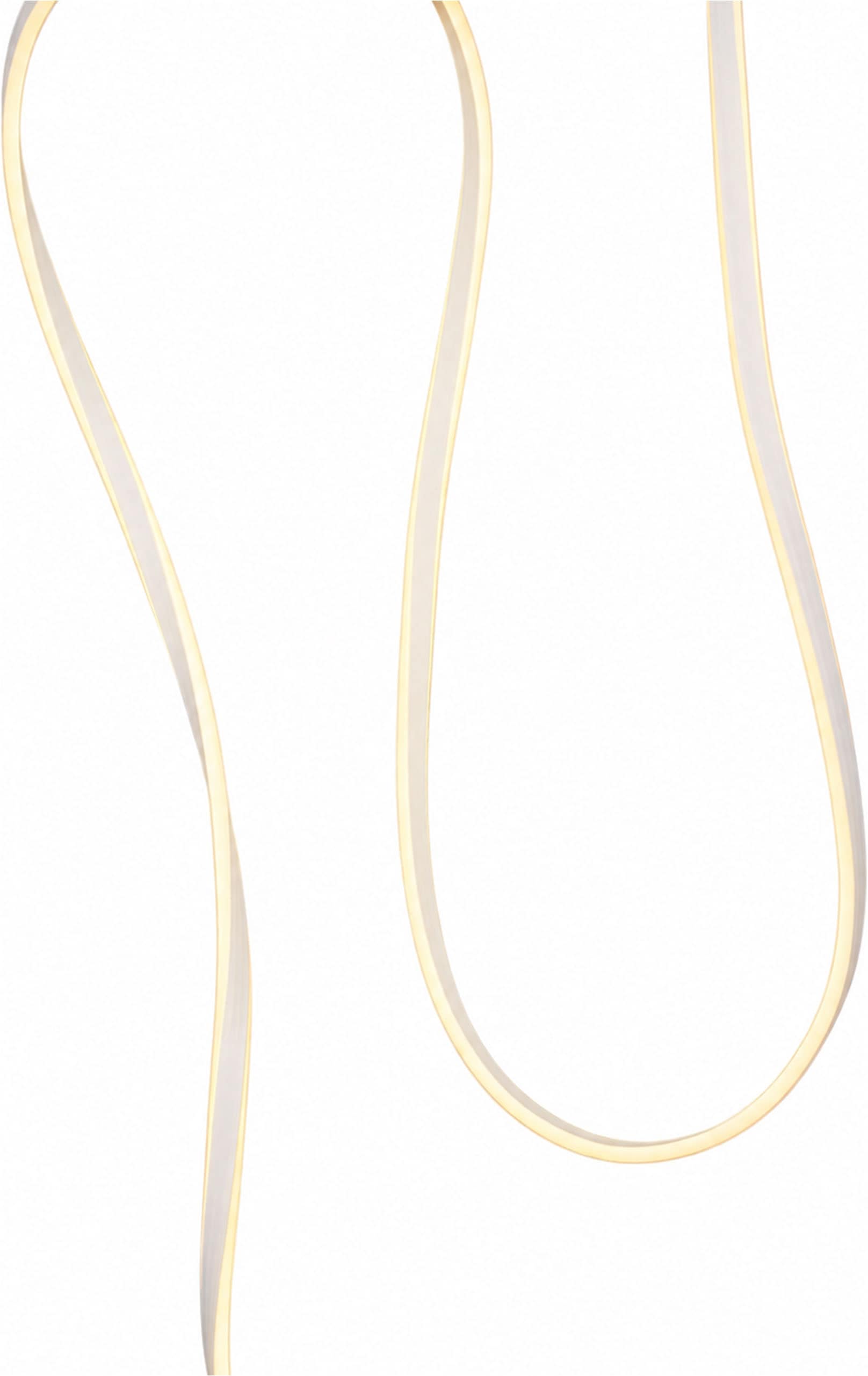 OTTO home LED-Lichterschlauch »in 6,12 o. 18 m Länge, warmweiß, Timer, Indoor, Outdoor, Garten Balkon« SMD-LED Neon-Technologie, weiß, IP44, 5 m Zuleitung, innen, außen
