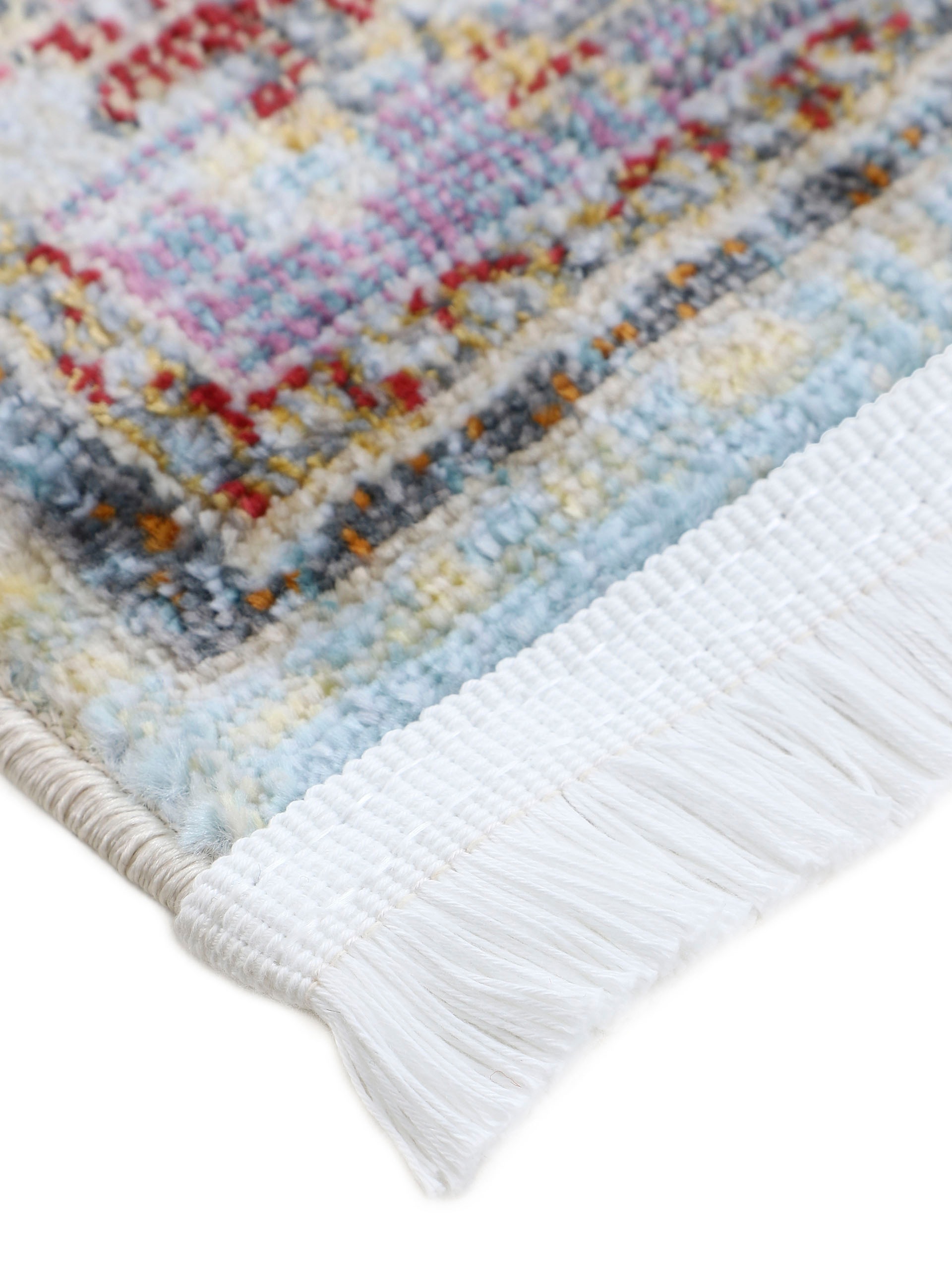 carpetfine Teppich »Esha«, rechteckig, 8 mm Höhe, Vintage Look, schöne Farben, mit Fransen, Wohnzimmer