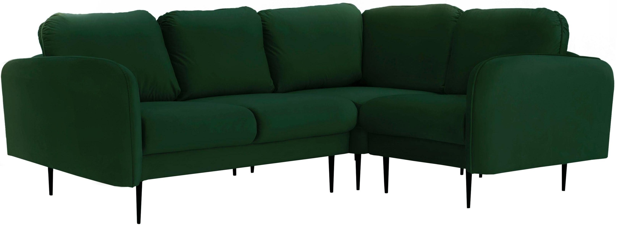 Home affaire Ecksofa »Skidi L-Form« mit losen Rückenkissen und Keder oben a günstig online kaufen