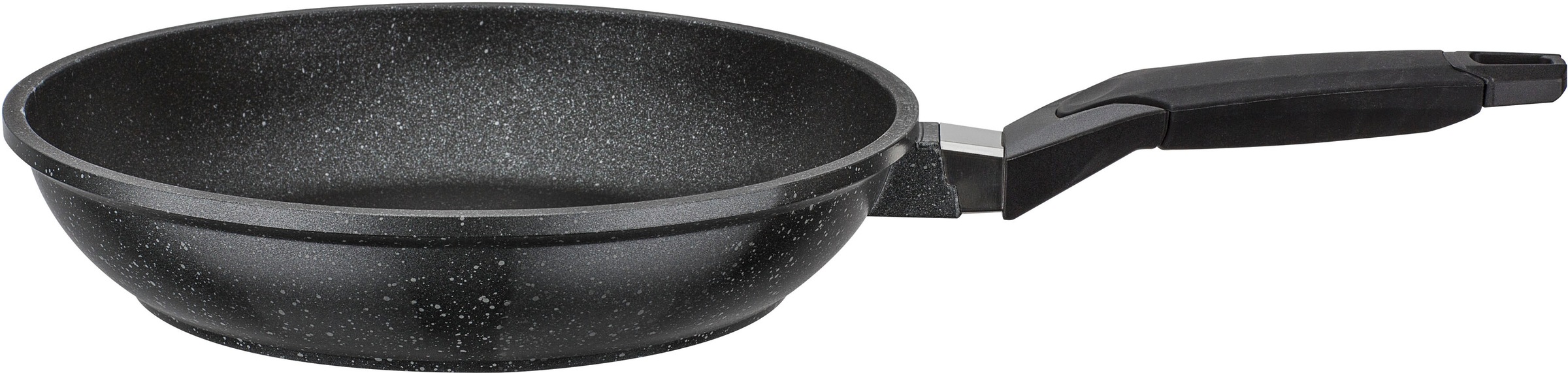 GSW Pfannen-Set »Titanium Granit«, Aluminiumguss, (Set, 3 tlg., je 1 Pfanne Ø 20/28cm, 1x SCALA Alleswender), kratzfeste TITAN Antihaft-Versiegelung, inkl. Wender, Induktion