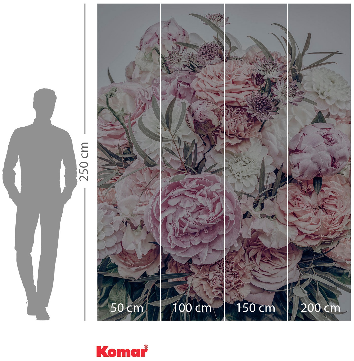 Komar Vliestapete »Digitaldruck Vlies - Zestful - Größe 200 x 250 cm«, bedruckt, Wohnzimmer, Schlafzimmer
