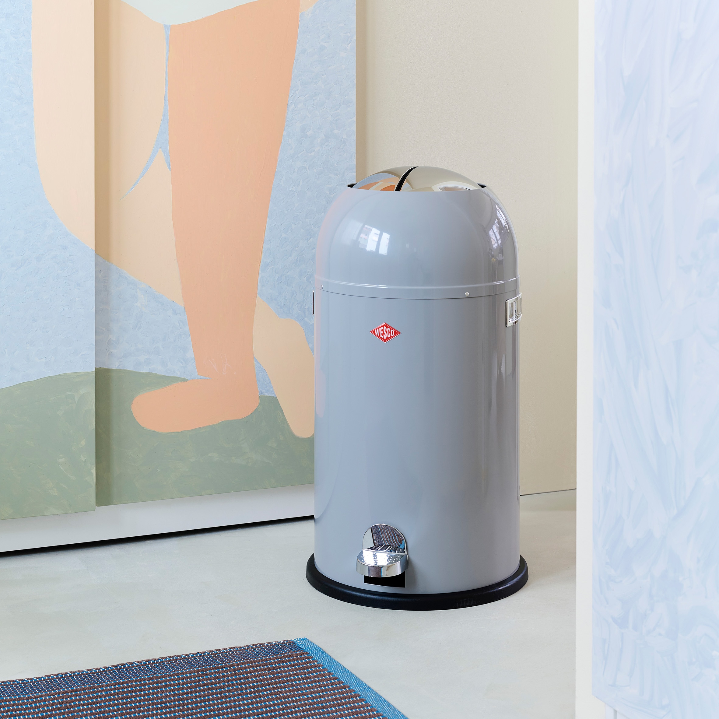 WESCO Mülleimer »Kickmaster«, 1 Behälter, Abfallsammler mit Dämpfer, 33 Liter