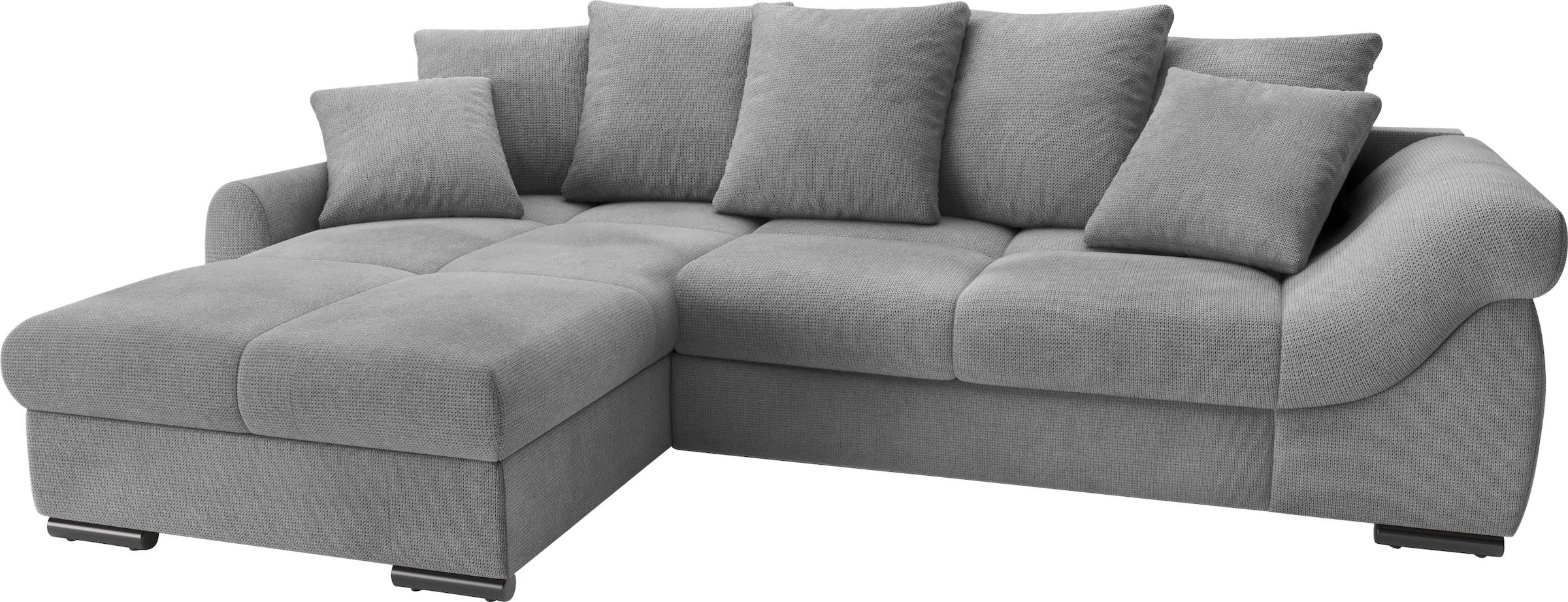 Mr. Couch Ecksofa »Livorno DuraFlex L-Form«, inkl. Hochschläfer-Bettauszug, günstig online kaufen