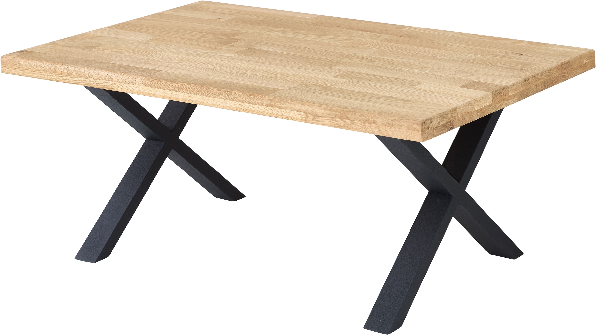 Stolkom Couchtisch »Chris Wohnzimmertisch Eiche Massivholz, BxHxT 110x47x70 günstig online kaufen