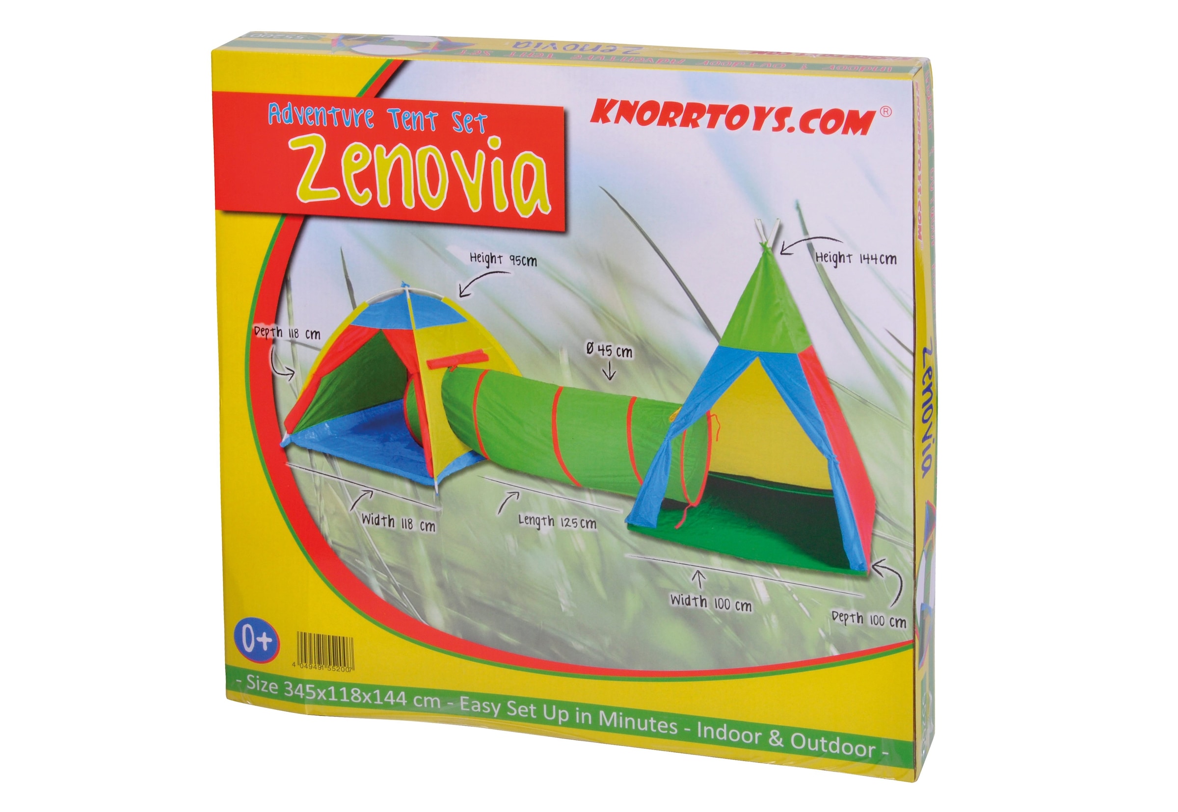 Knorrtoys® Spielzelt »Zeltstadt Zenovia«, mit Spieltunnel