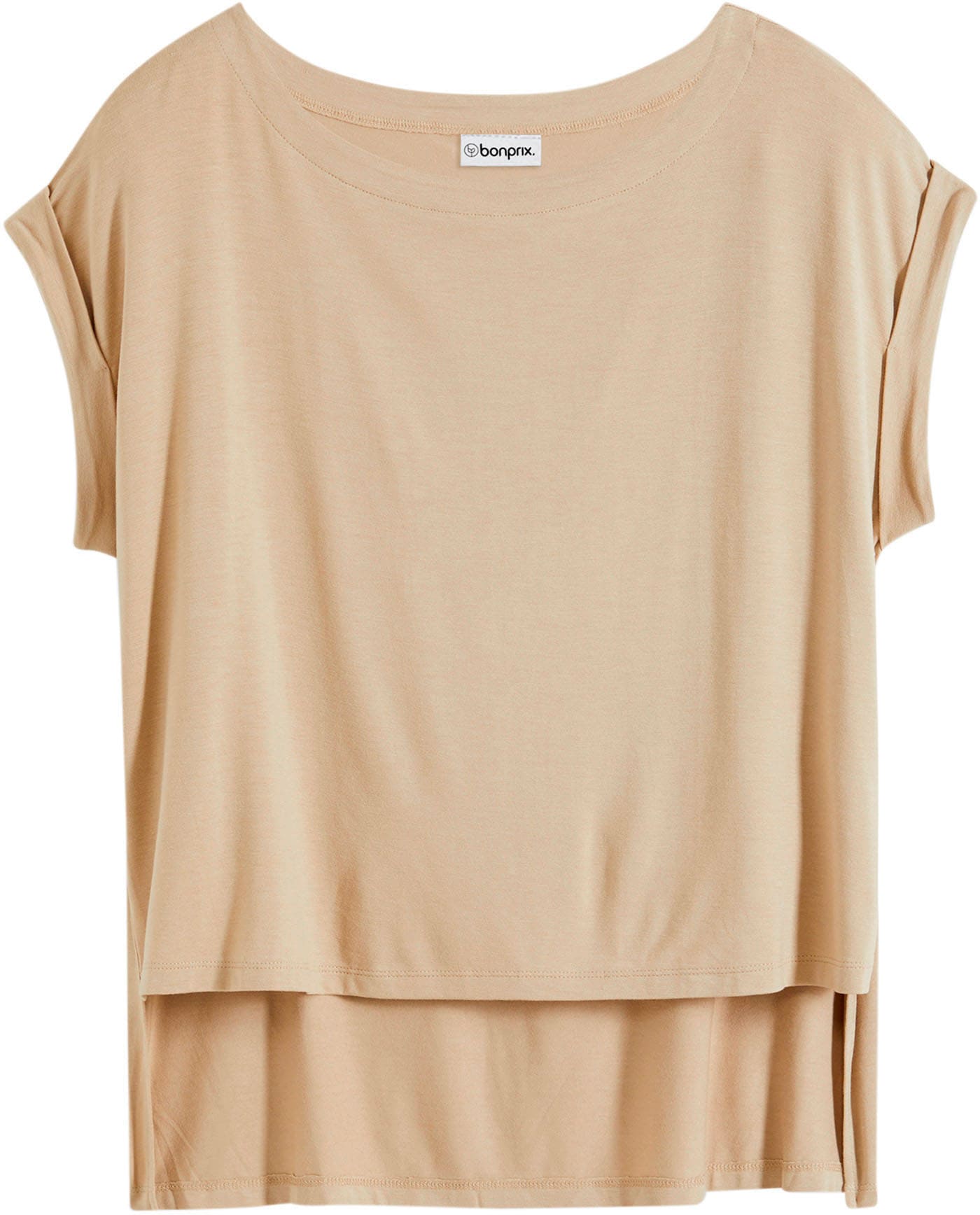 bonprix Oversize-Shirt »Oversize-Shirt aus fließender Viskose« oversize Passform, Kurzarm, für warme Tage, aus Viskose