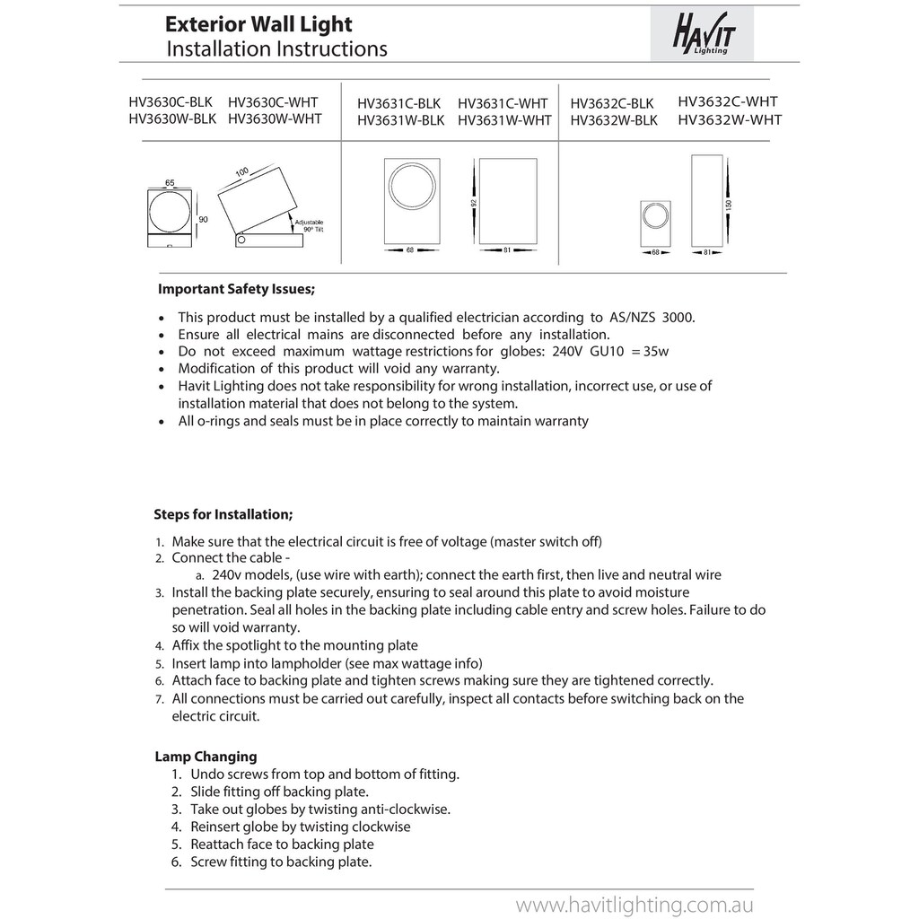 Havit Lighting LED Außen-Wandleuchte »ACCORD«, 1 flammig-flammig